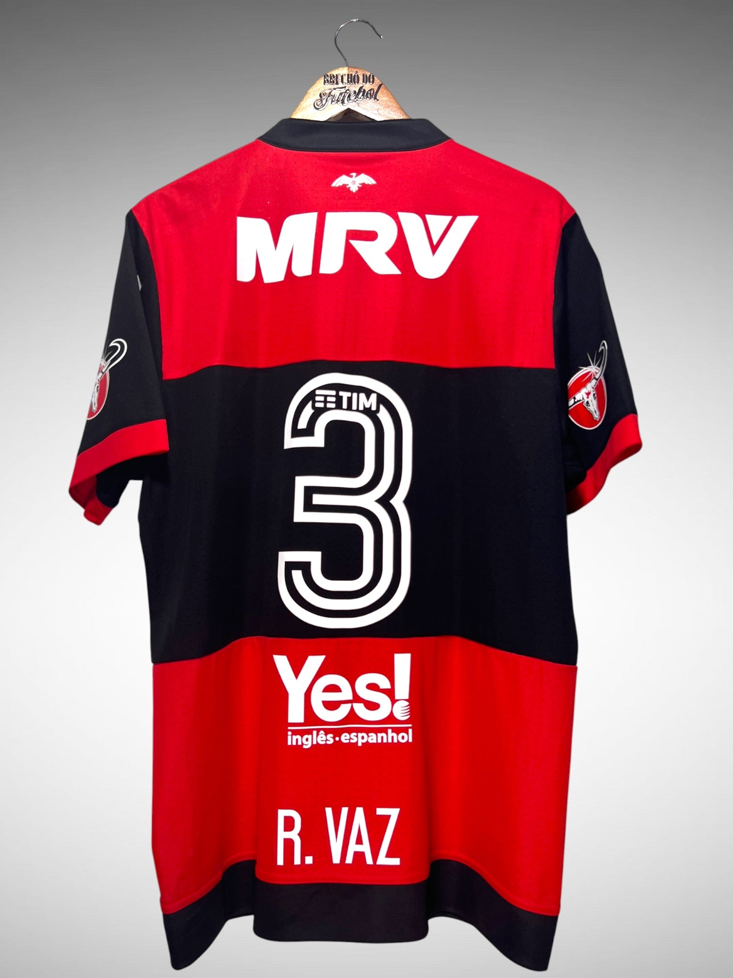 Flamengo 2017 Primeira Camisa Tam GG N 3 R. Vaz.