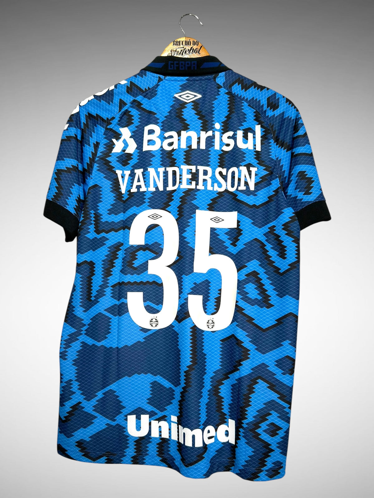 Grêmio 2021 Terceira Camisa Tam M N 35 Vanderson.