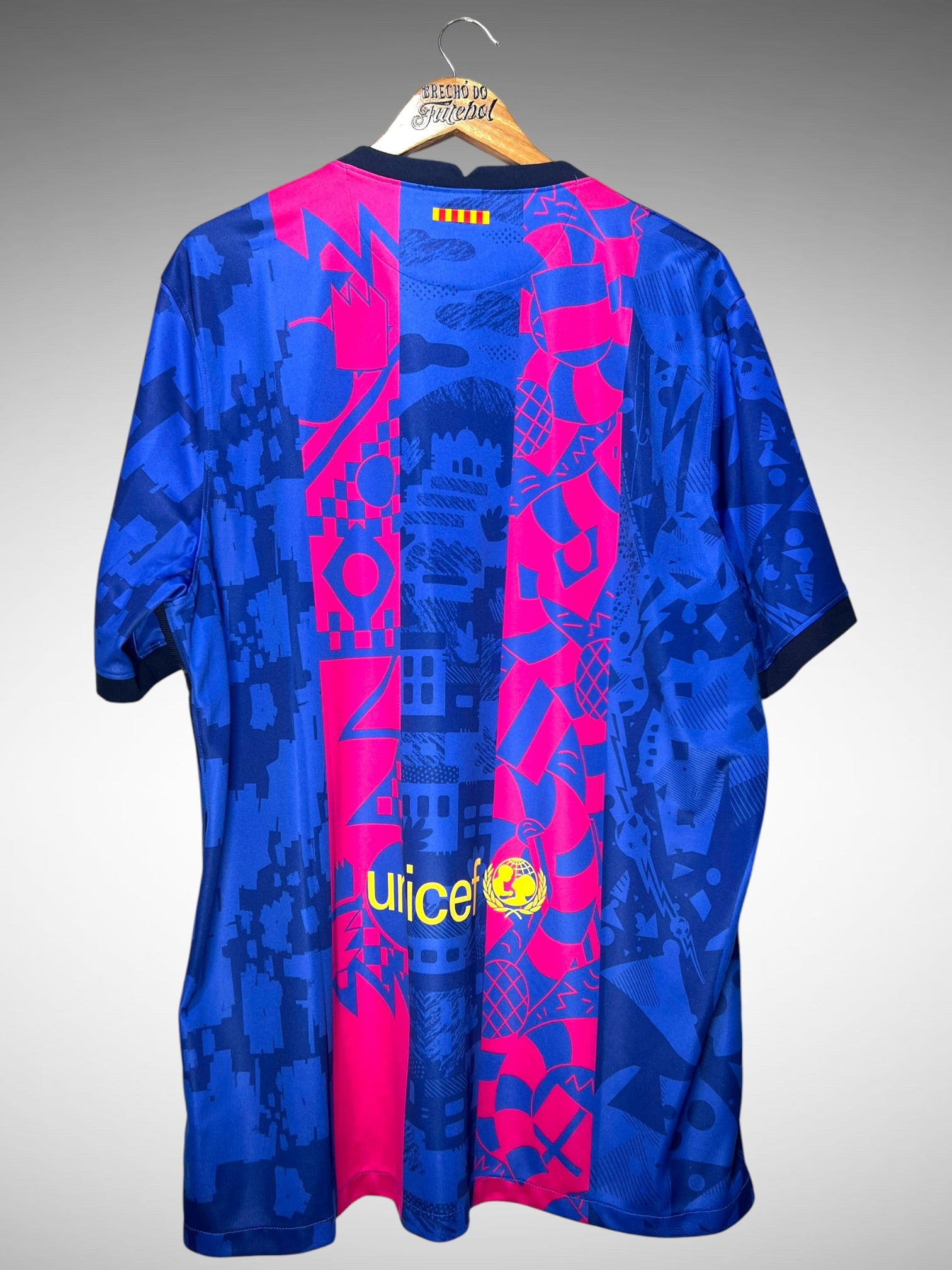Barcelona 2021 Terceira Camisa Tam 3G.