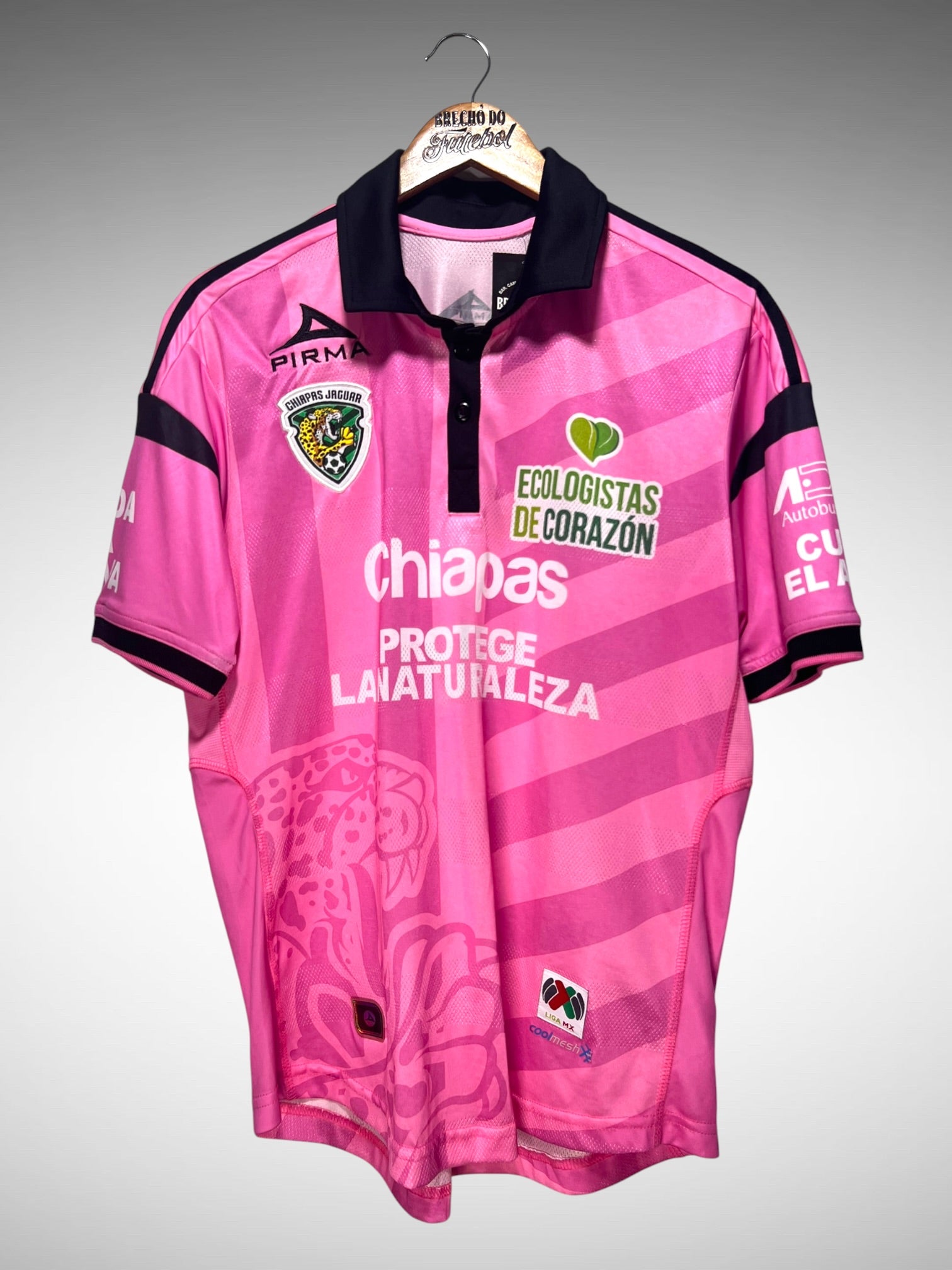 Chiapas Jaguar 2015 Camisa Outubro Rosa Tam M N 7 W. Tiago.