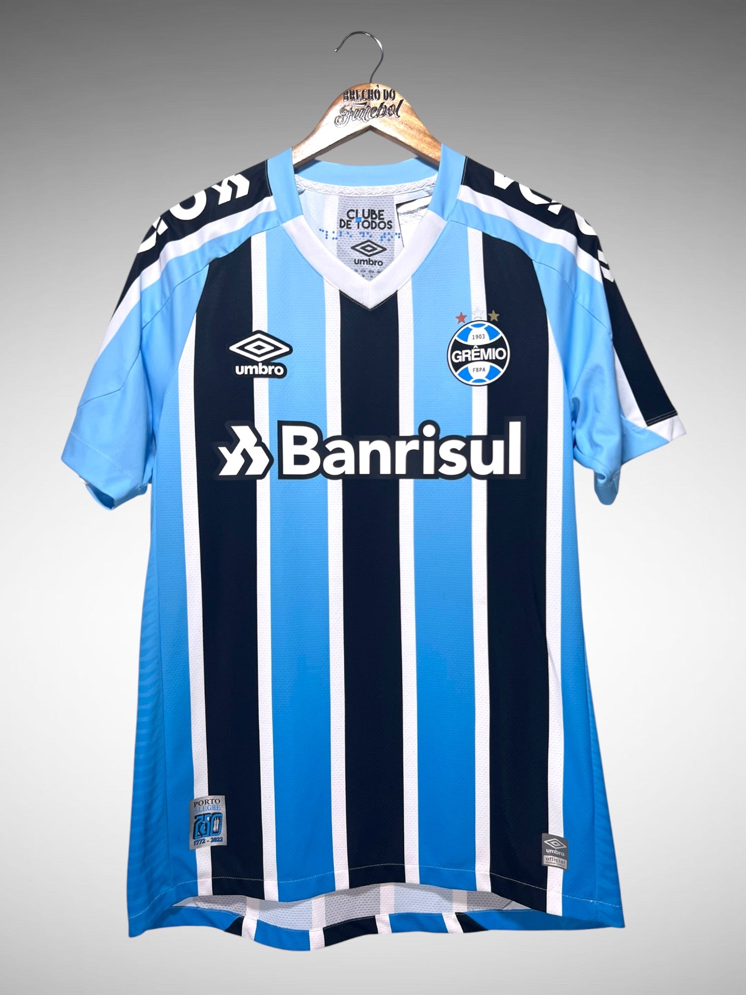 Grêmio 2022 Primeira Camisa Tam M N 15 Lucas.