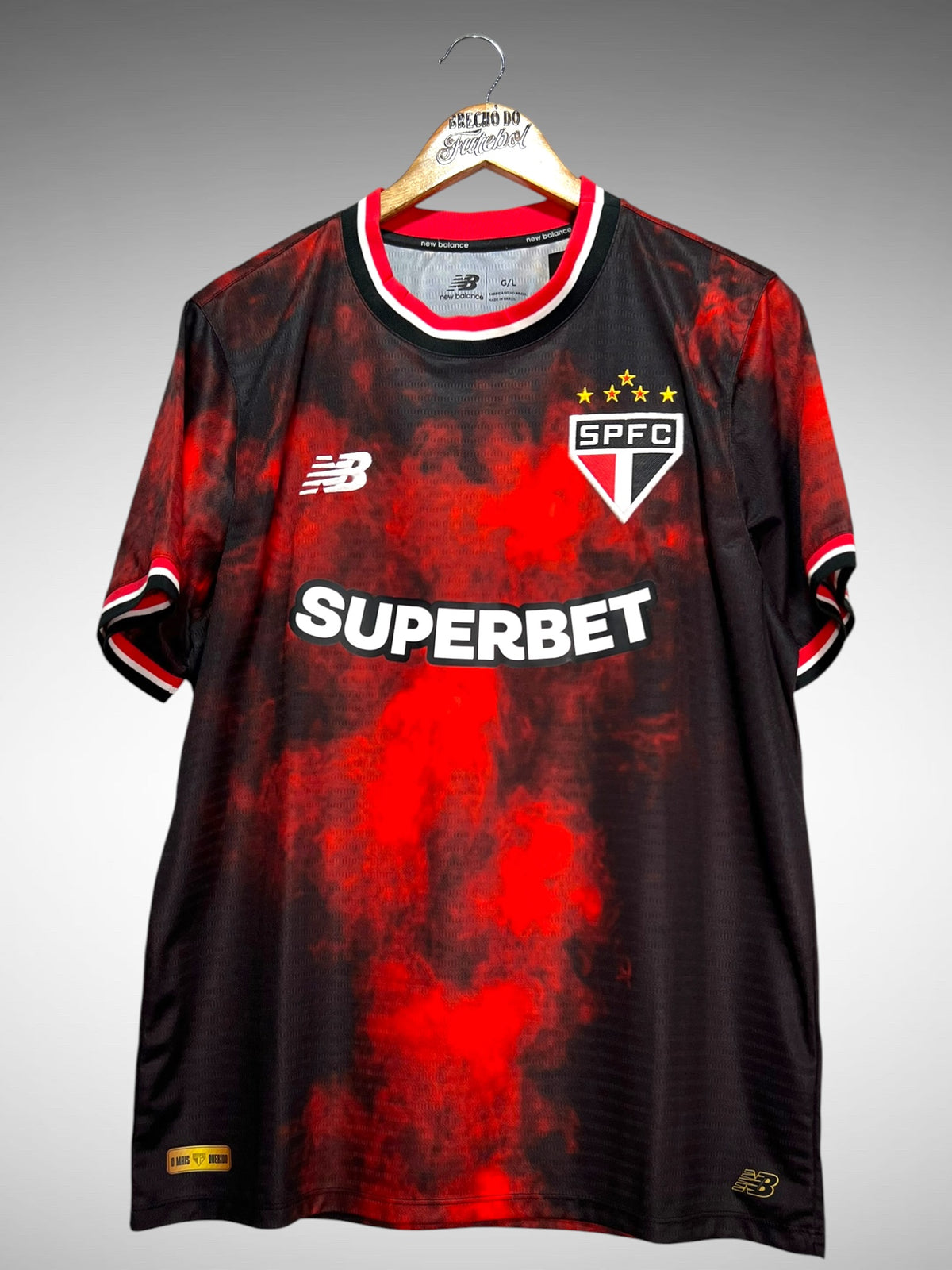 São Paulo 2024 Terceira Camisa Tam G N 47 Ferreira.
