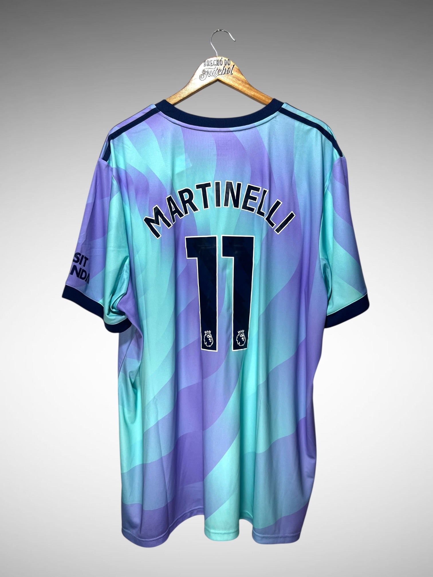 Arsenal 2024 Terceira Camisa Tam 4G N 11 Martinelli.