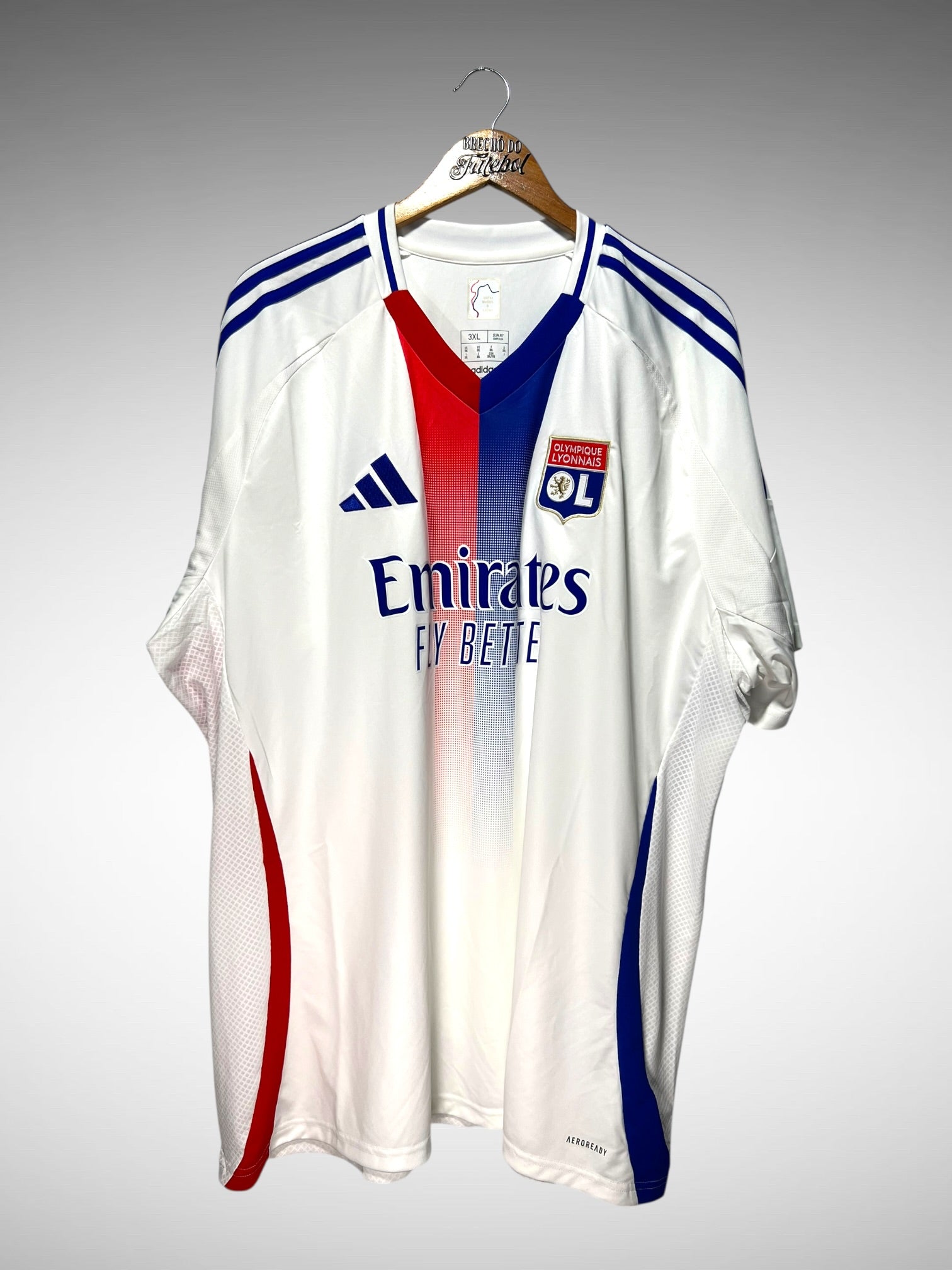 Olympique de Lyon 2024 Primeira Camisa Tam 4G.