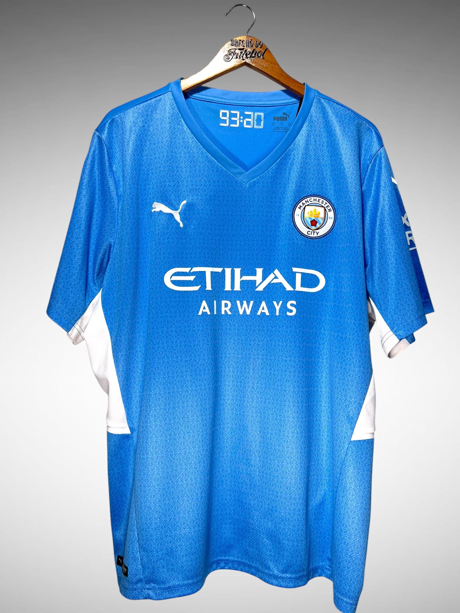 Manchester City 2021 Primeira Camisa Tam 3G.