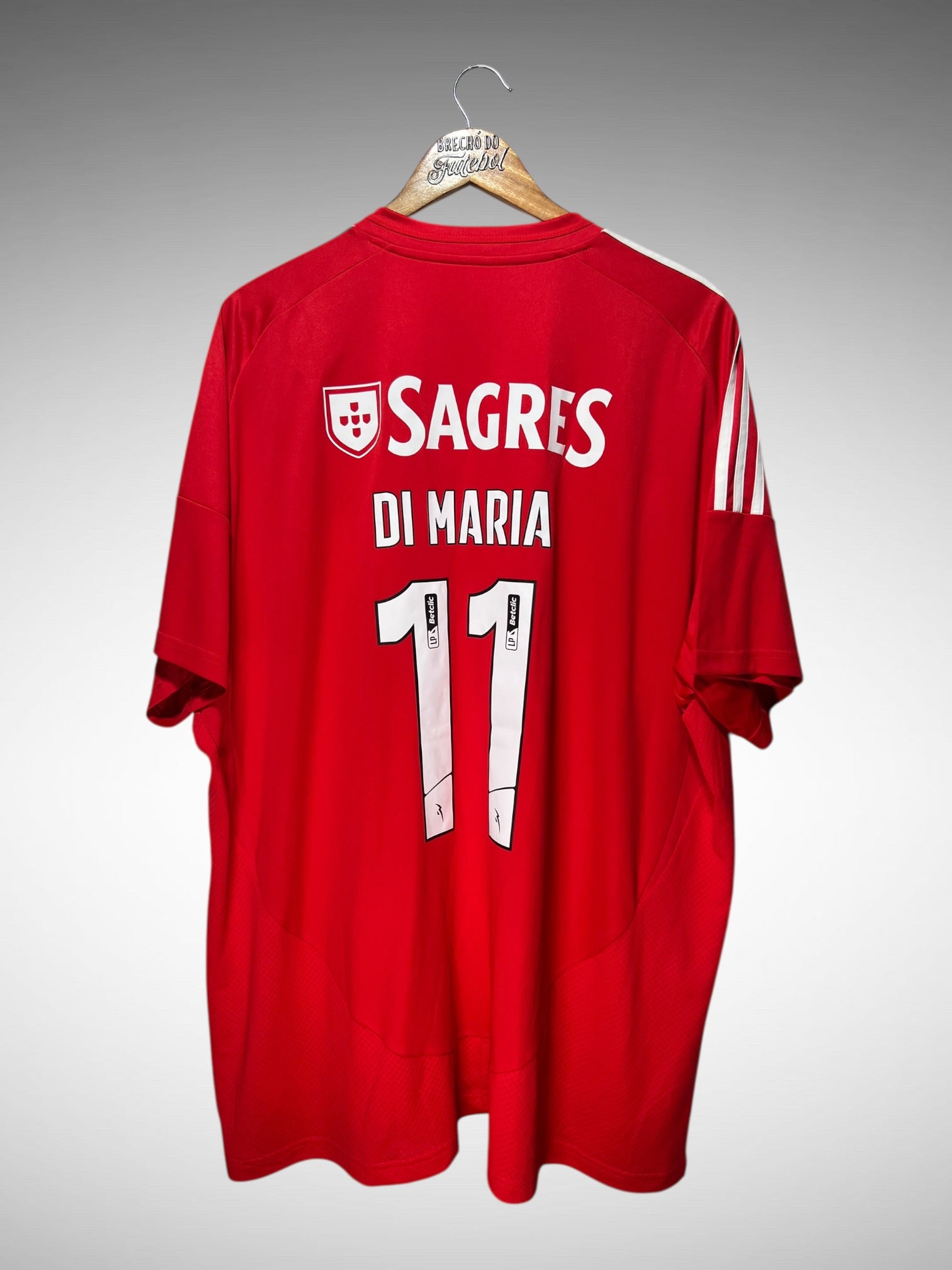 Benfica 2024 Primeira Camisa Tam 4G N 11 Di Maria.