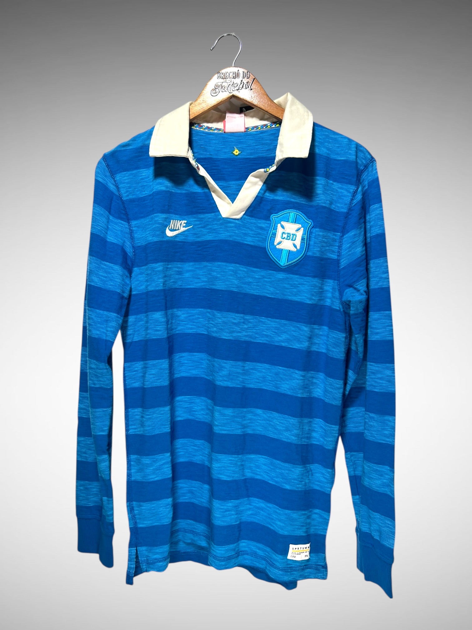 Brasil Retrô 1914 Segunda Camisa Tam P N 14 Mangas Longas.