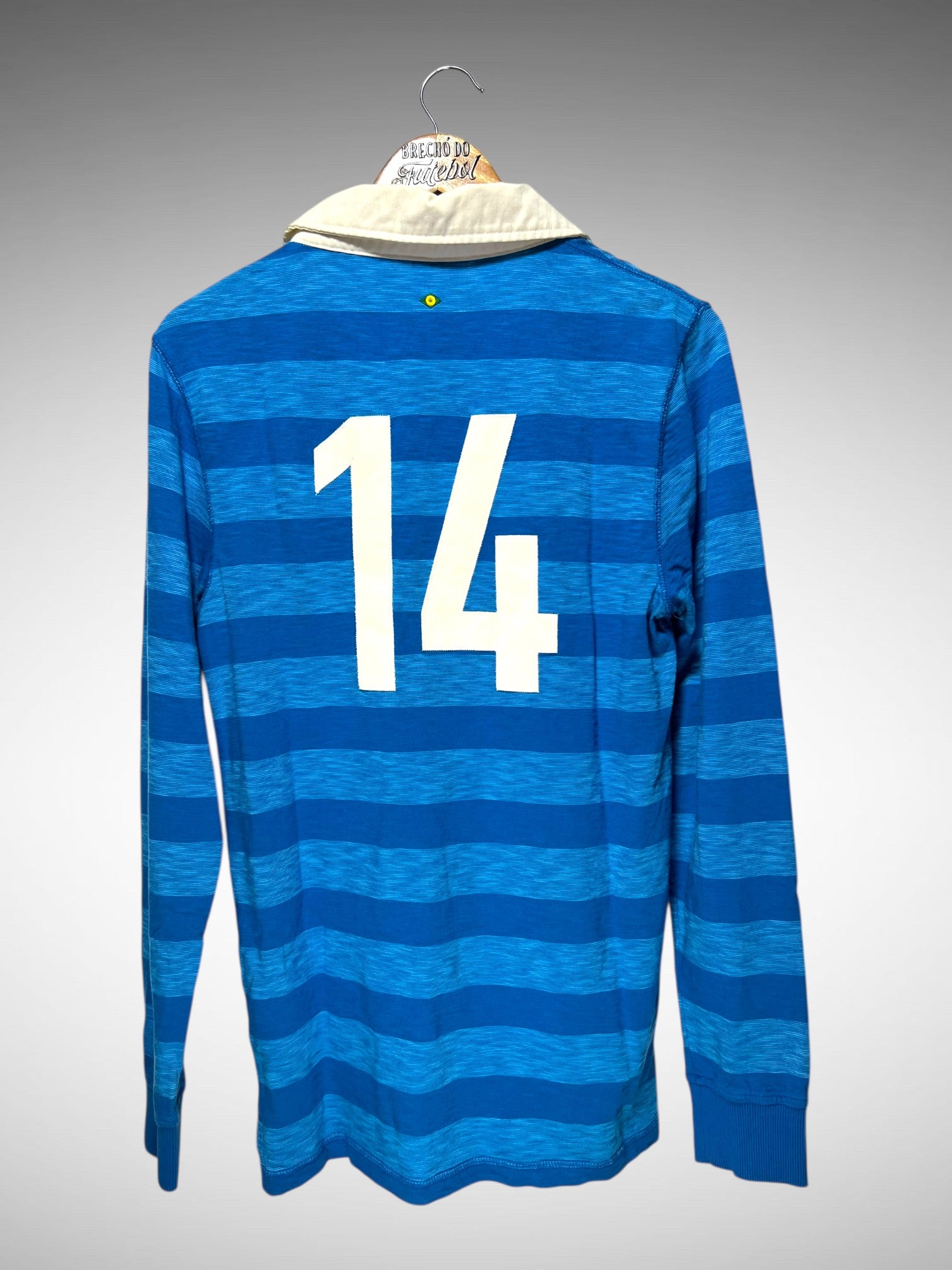 Brasil Retrô 1914 Segunda Camisa Tam P N 14 Mangas Longas.