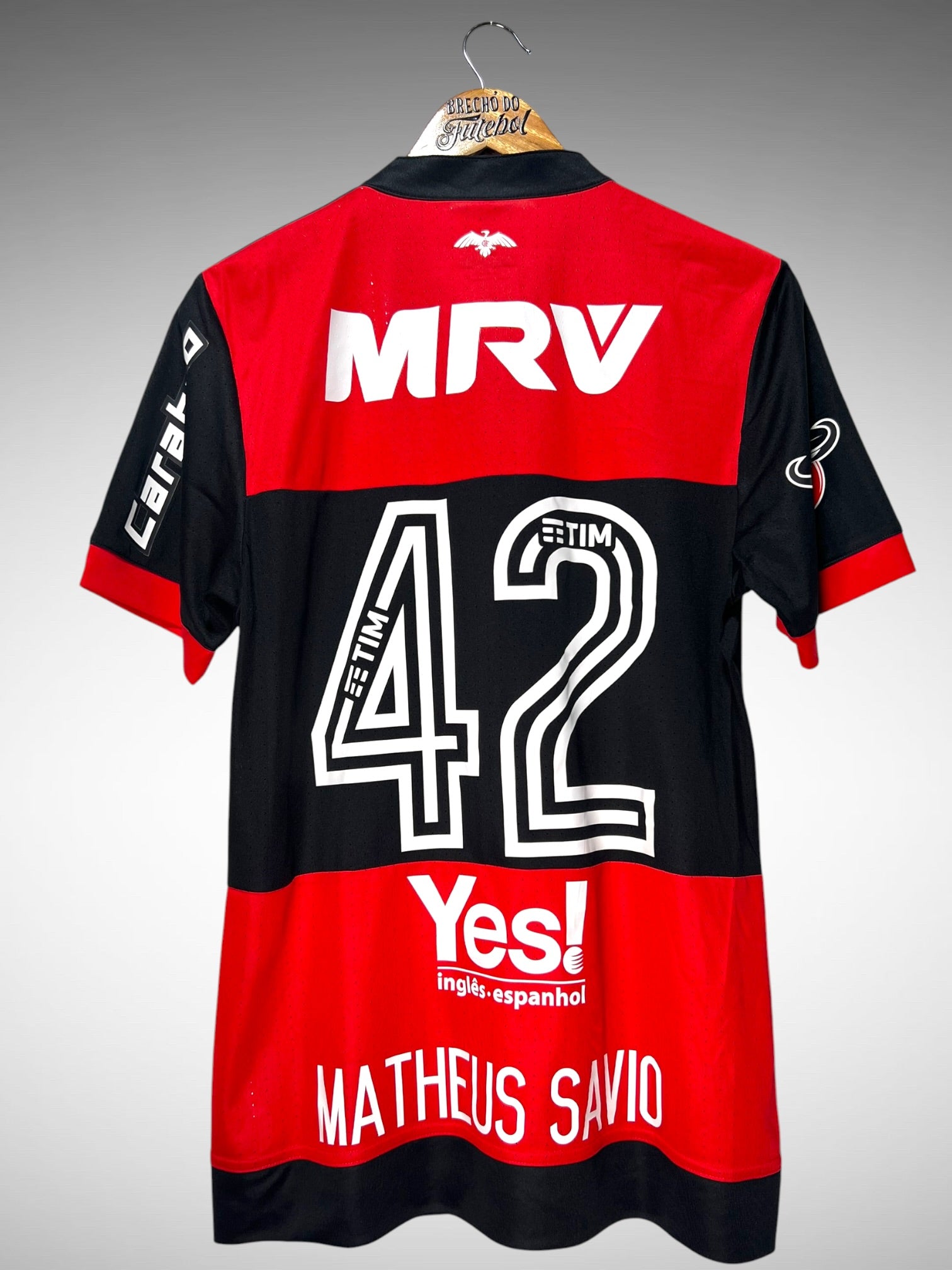 Flamengo 2017 Primeira  Camisa Tam M N 42 Matheus Savio.