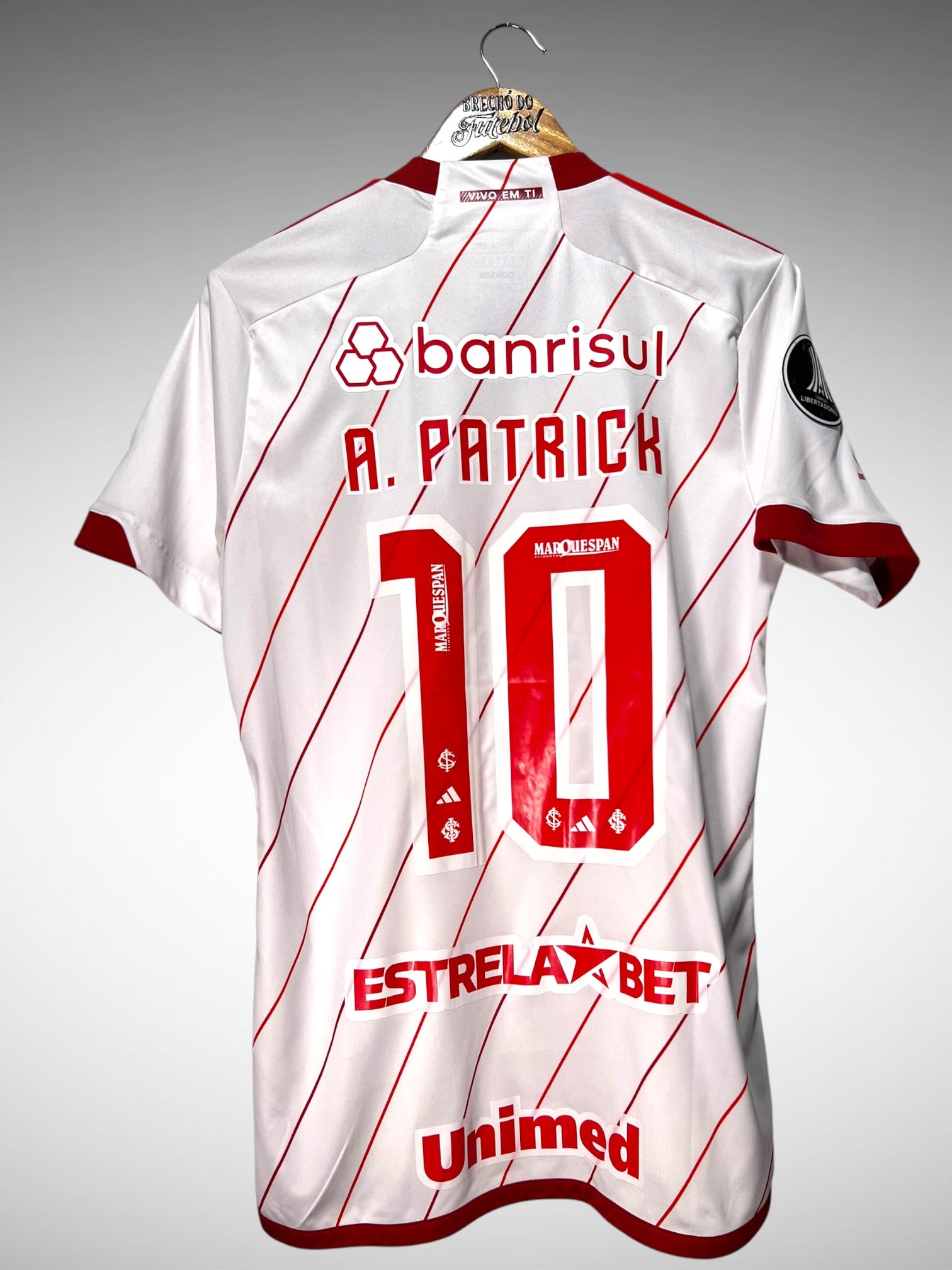 Internacional 2023 Segunda Camisa Tam P N 10 A. Patrick.