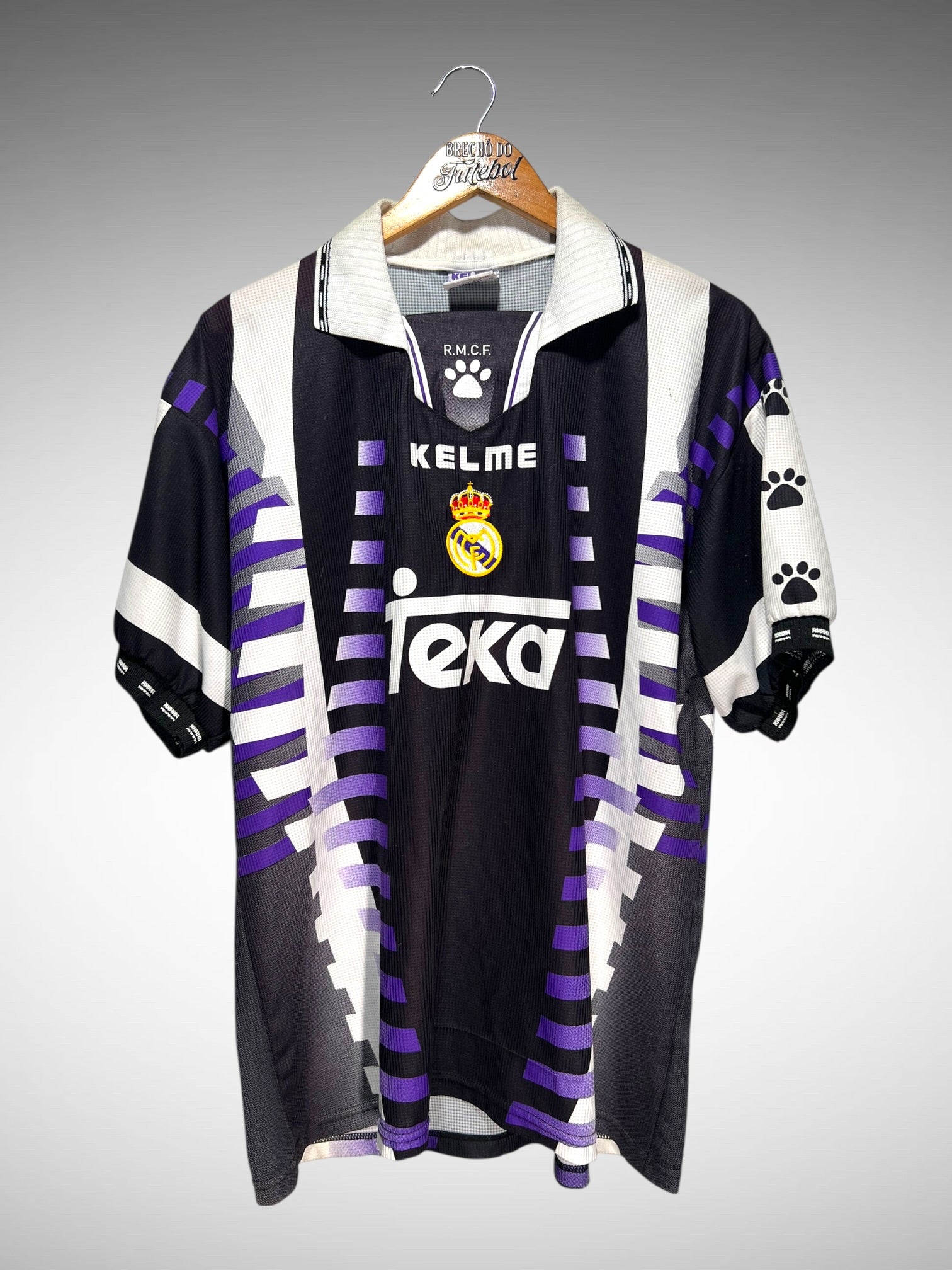 Real Madrid 1997 Terceira Camisa Tam M N 3 Roberto Carlos.