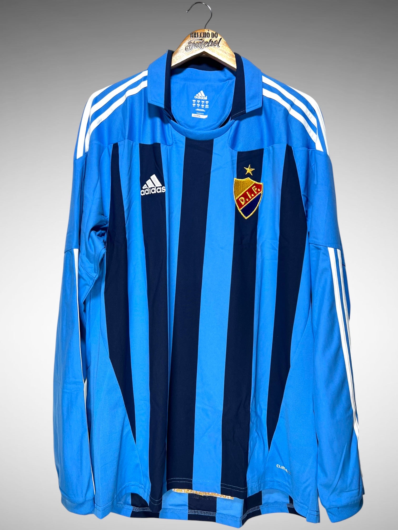 Djurgardens 2010 Primeira Camisa Tam GG Mangas Longas.