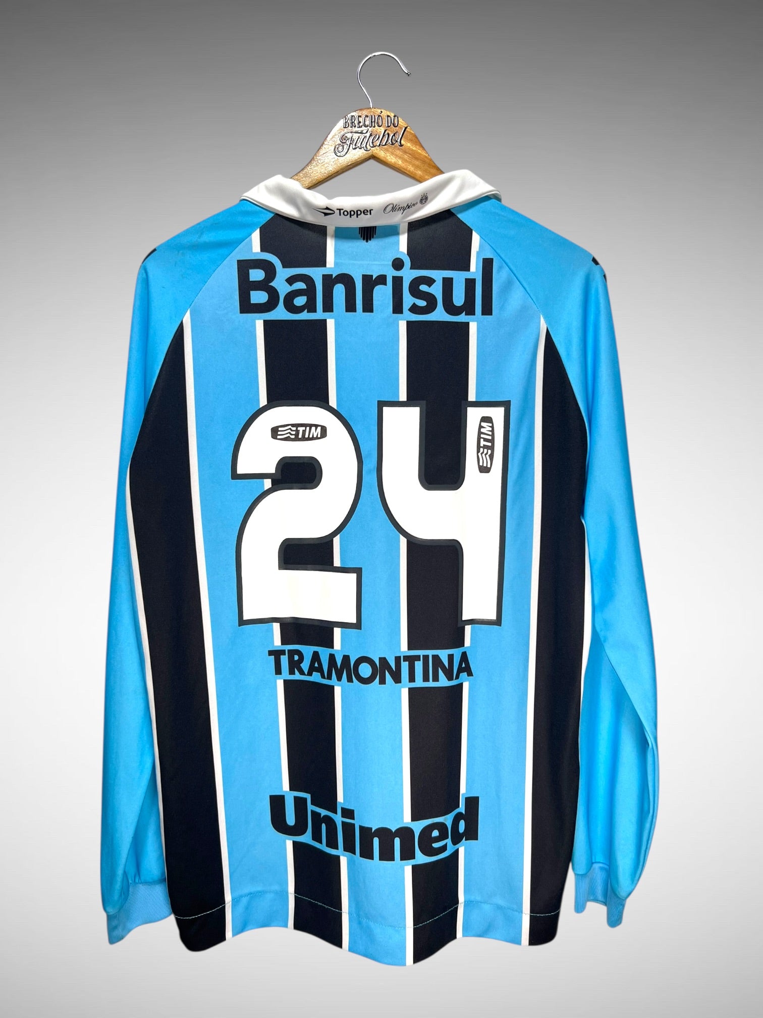 Grêmio 2012 Primeira Camisa Tam M N 24 Mangas Longas.