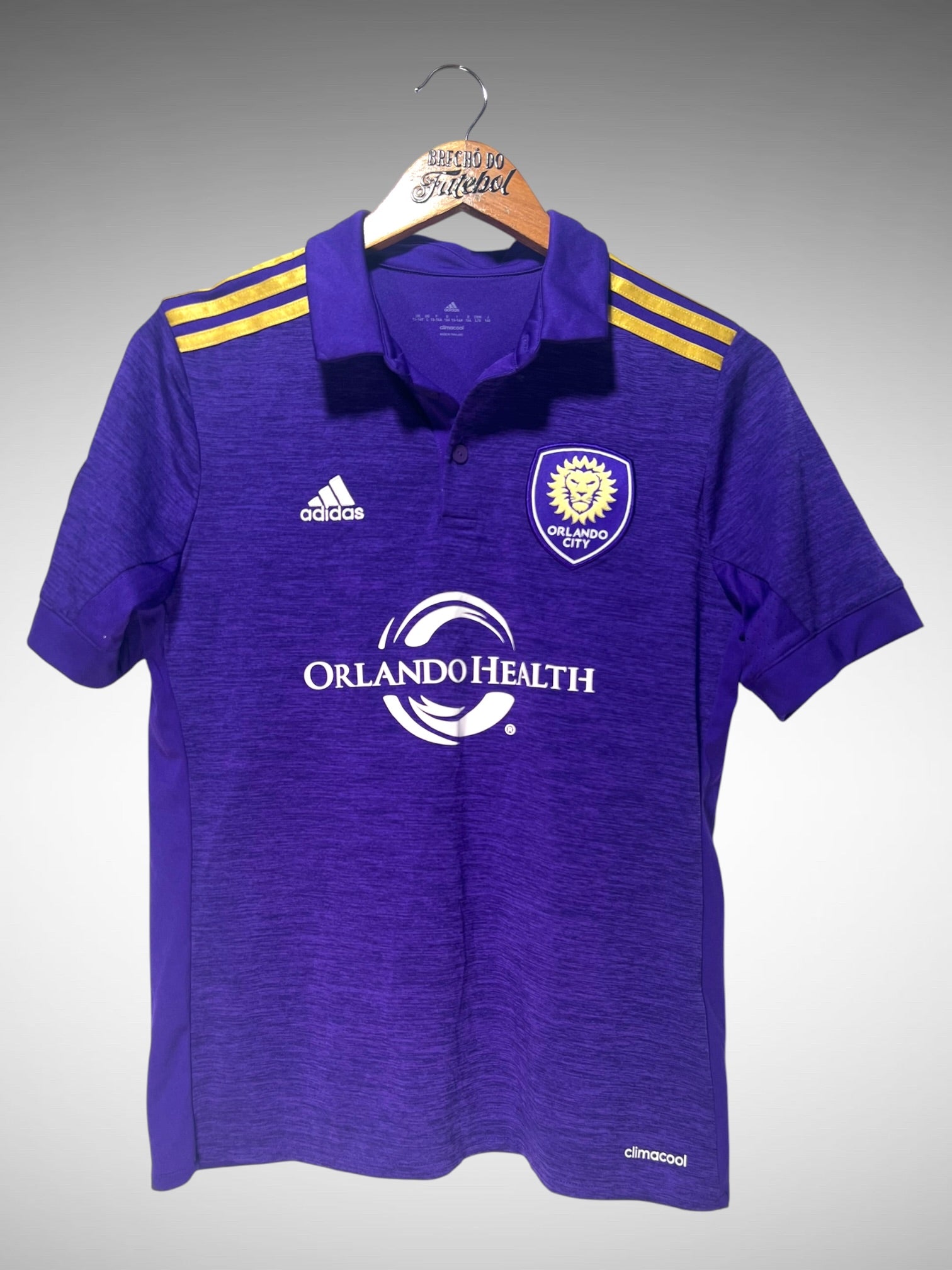 Orlando City 2017 Primeira Camisa Tam 14 anos Infantil.