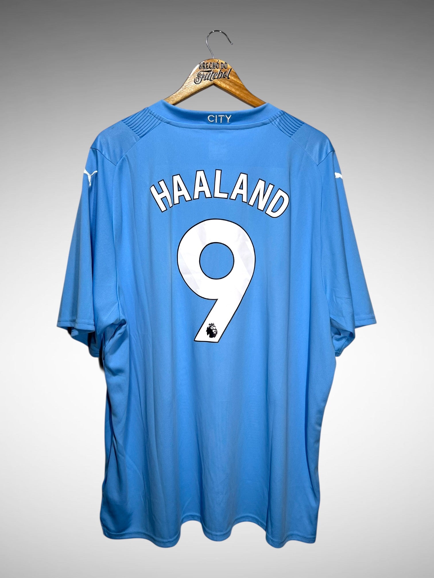 Manchester City 2023 Primeira Camisa Tam 4G N 9 Haaland.