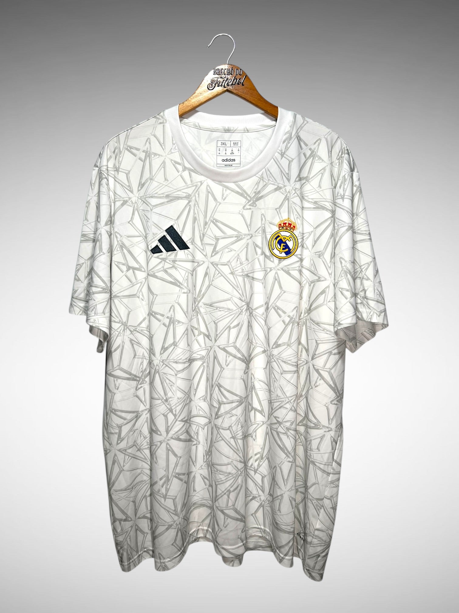 Real Madrid 2024 Camisa Pré-Jogo Tam 4G.