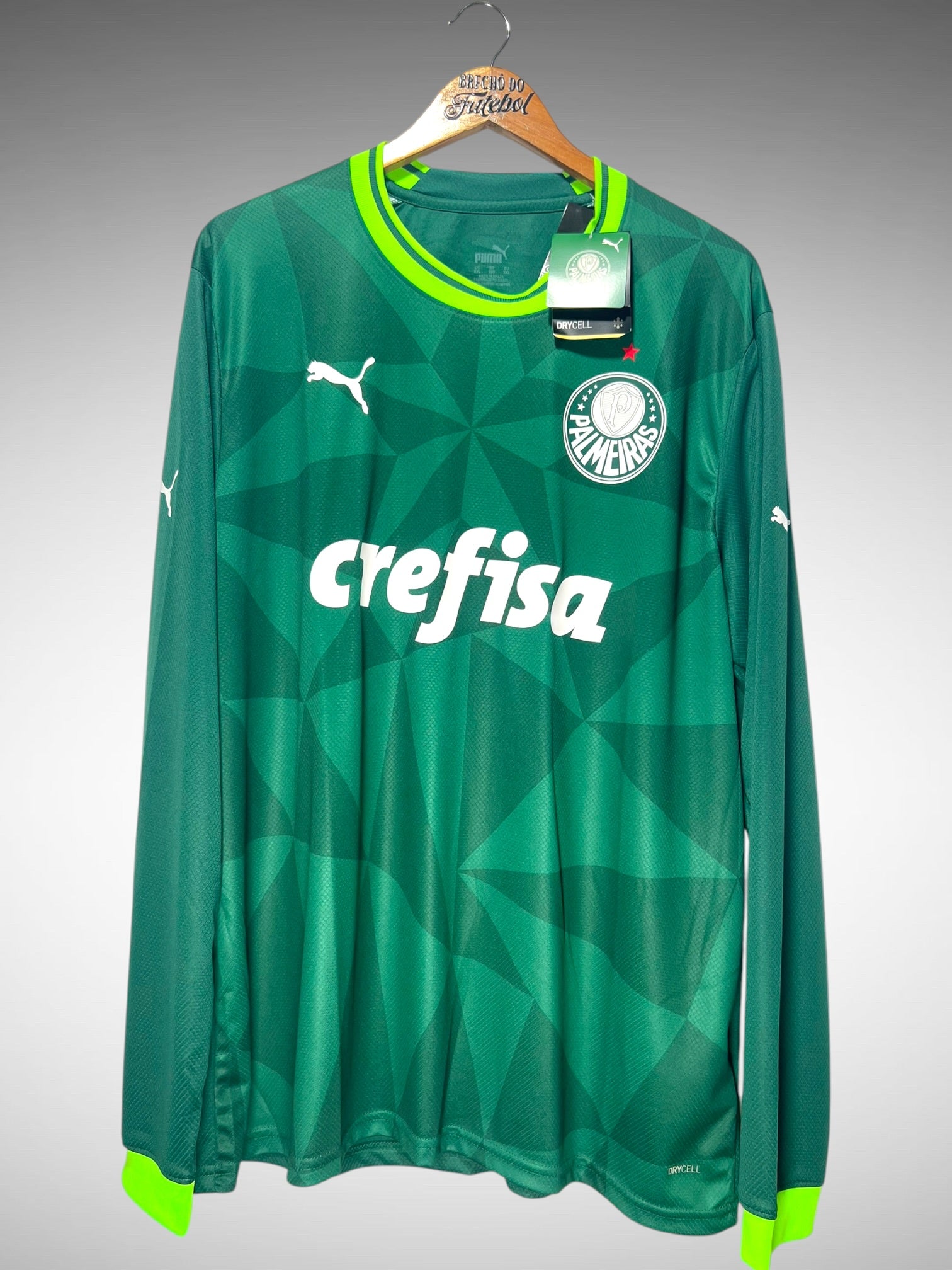 Palmeiras 2023 Primeira Camisa Tam 3G Mangas Longas.