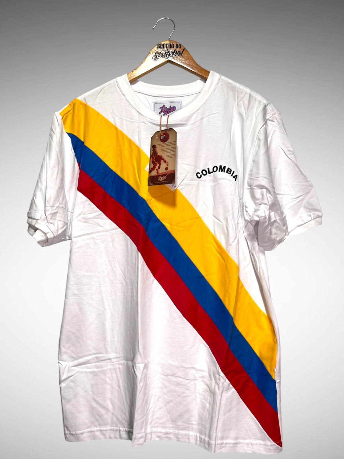 Colômbia Liga Retrô 1973 Segunda Camisa Tam GG.