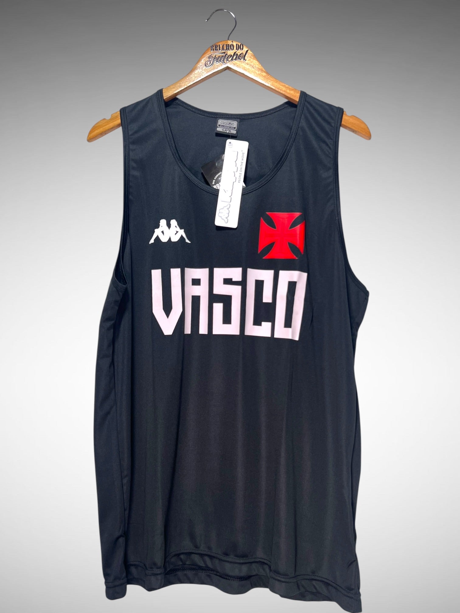 Vasco da Gama Regata Supporter Preta Tam GG.