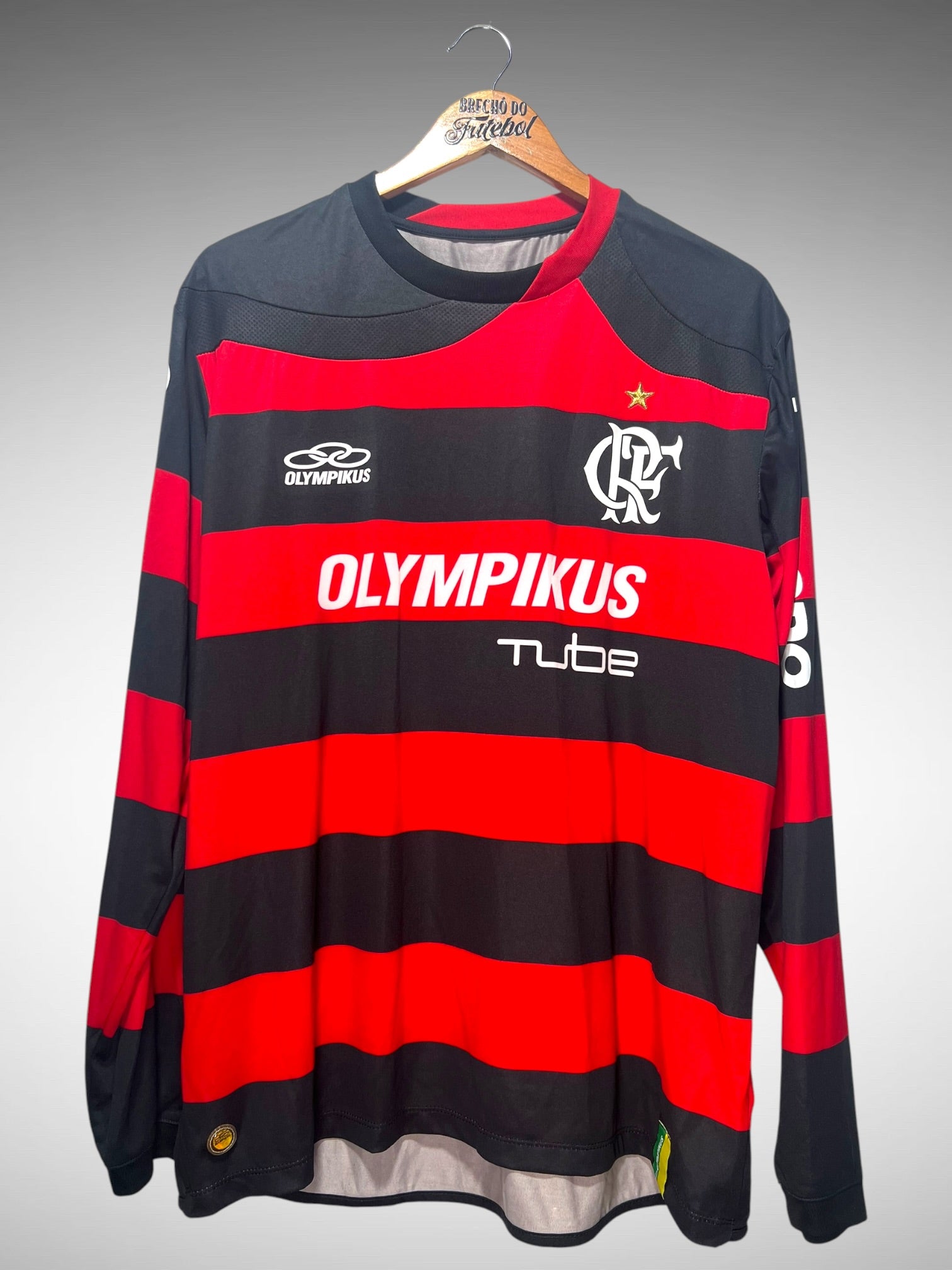 Flamengo 2009 Primeira Camisa Tam G N 39 Romulo Mangas Longas.