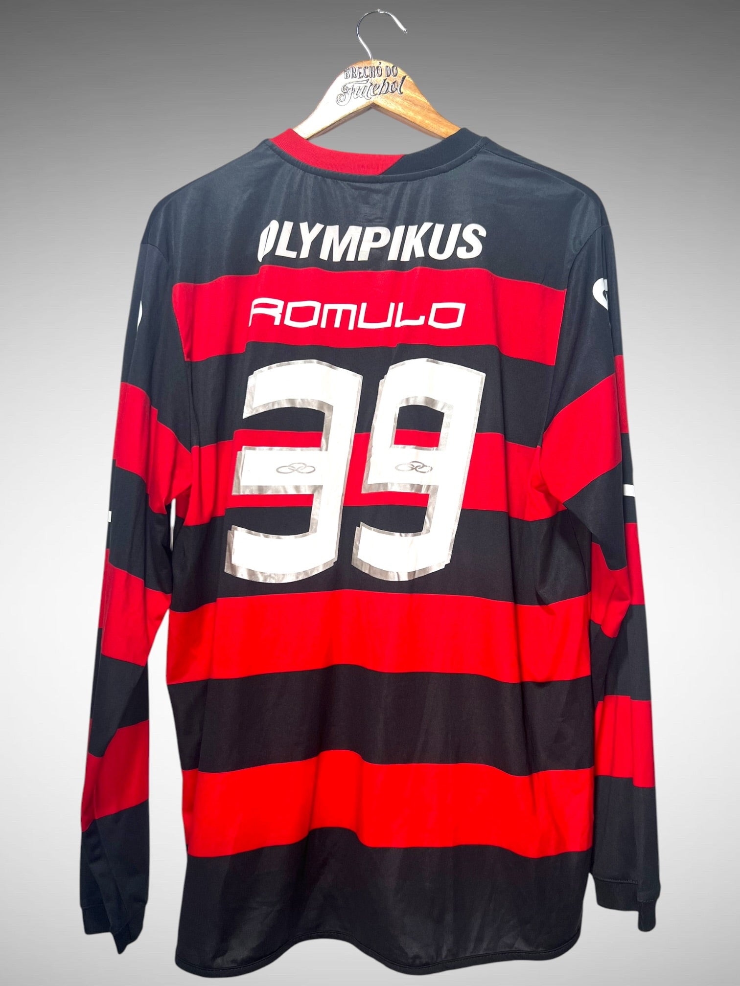 Flamengo 2009 Primeira Camisa Tam G N 39 Romulo Mangas Longas.