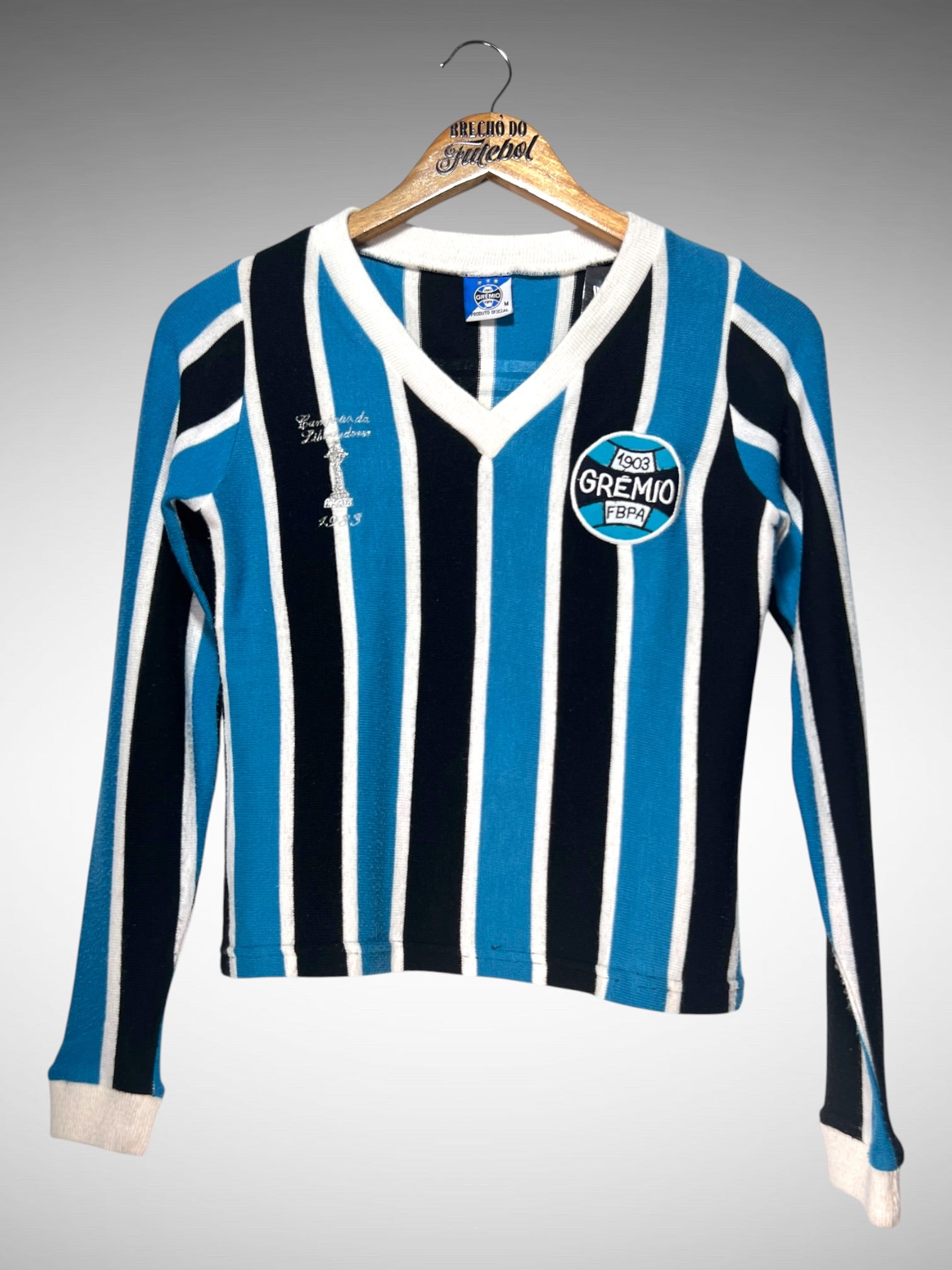 Grêmio Retrô 1983 Primeira Camisa Tam M Feminino N 7 Mangas Longas.