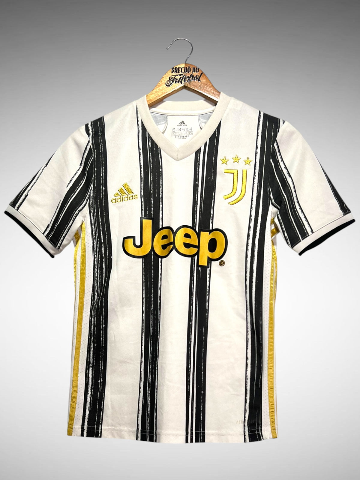 Juventus 2020 Primeira Camisa Tam 14 anos Infantil.