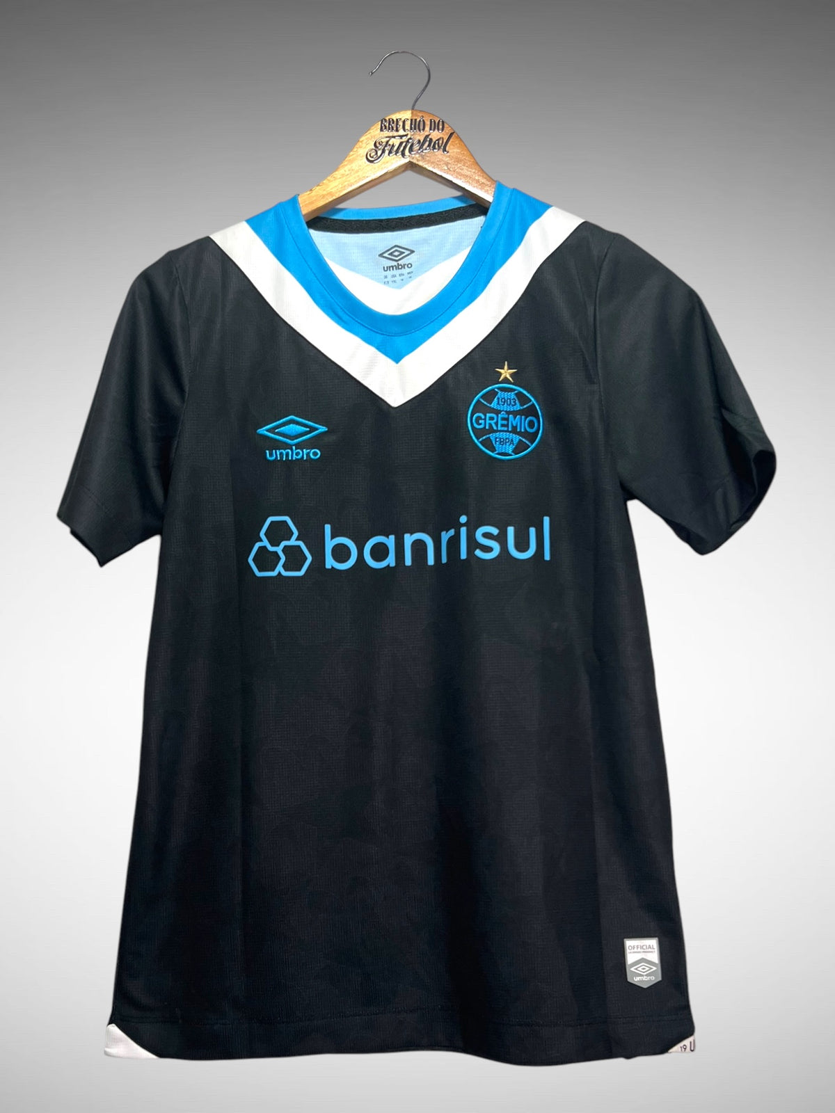 Grêmio 2024 Terceira Camisa Tam 14 anos Infantil.