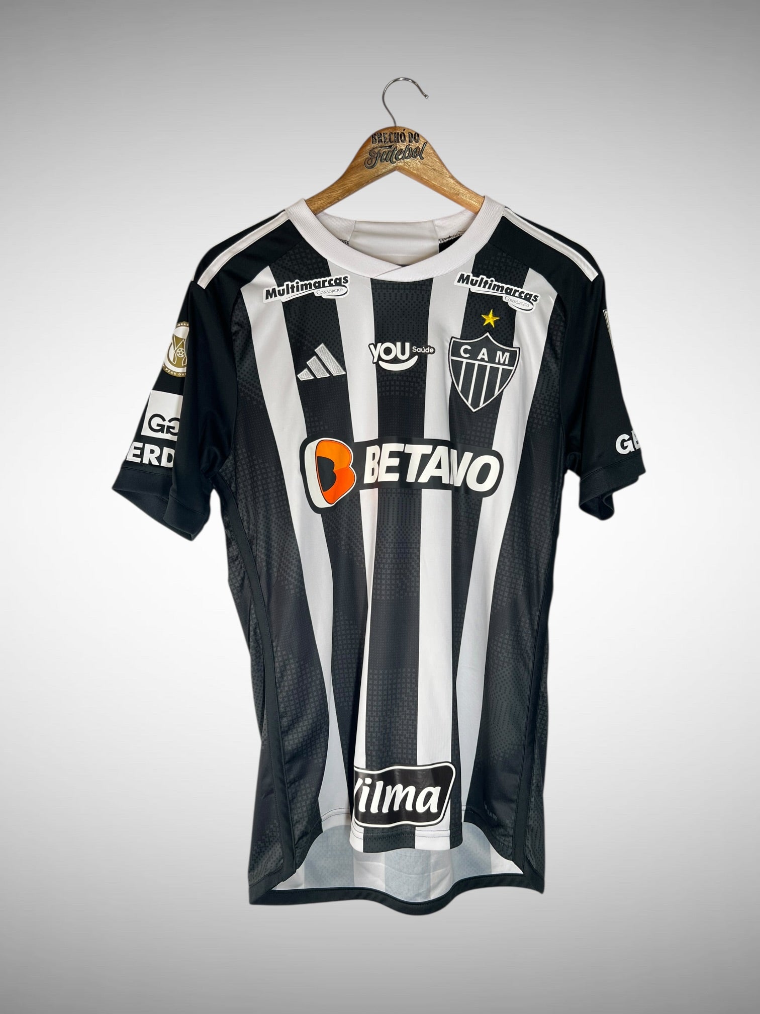 Atlético Mineiro 2024 Primeira Camisa Tam M N 4 Lemos.