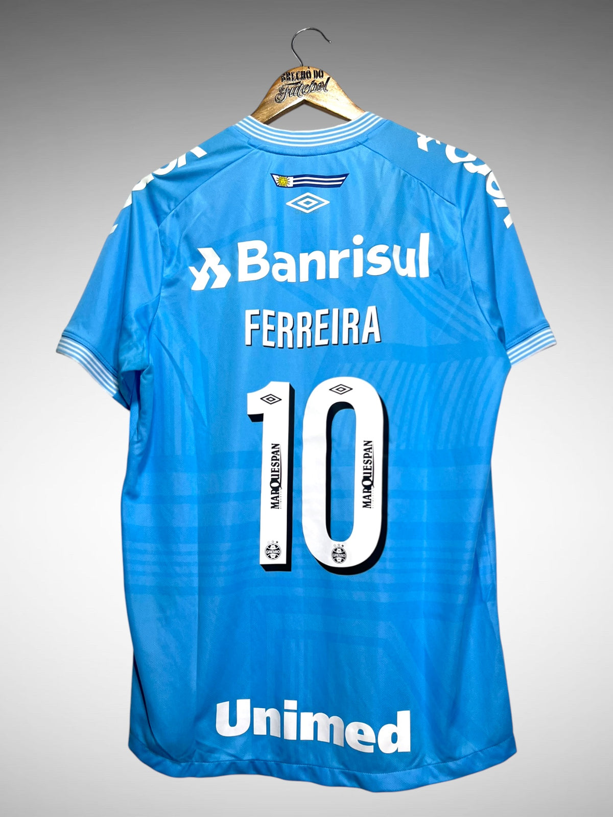 Grêmio 2022 Terceira Camisa Tam G N 10 Ferreira.