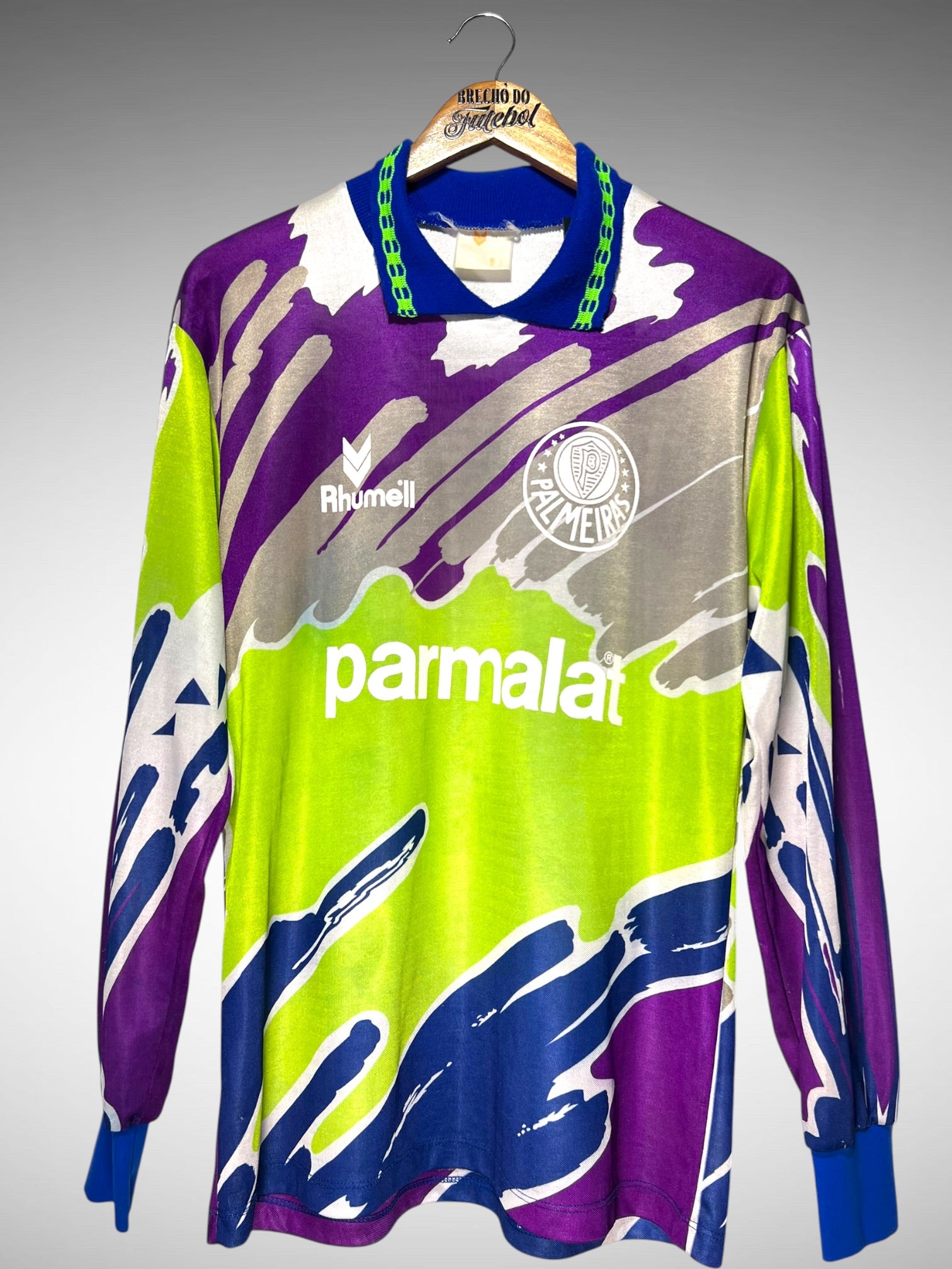 Palmeiras 1994 Camisa de Goleiro Tam G N 1 Mangas Longas.