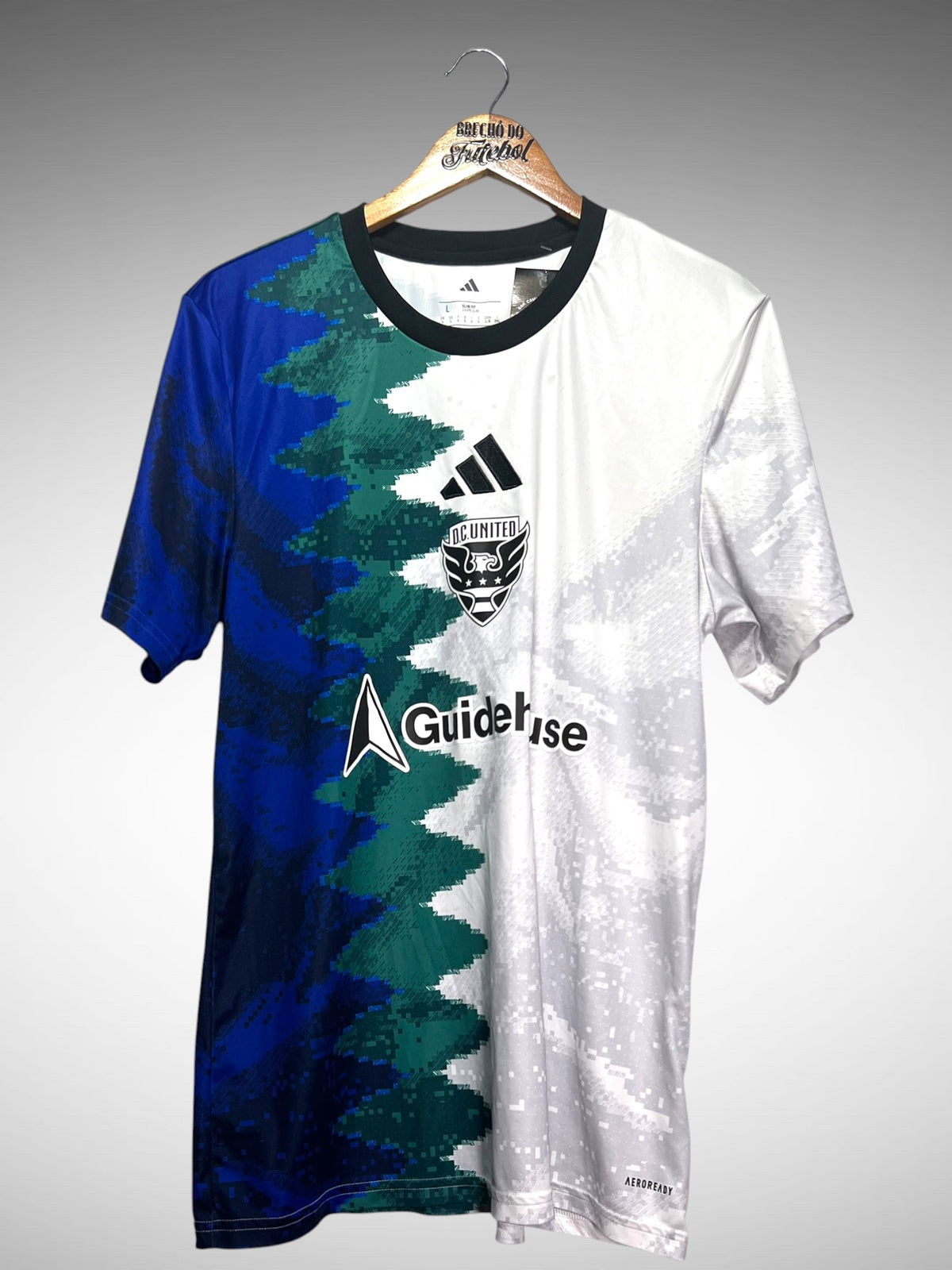 DC United 2025 Camisa Pré-Jogo Tam G.