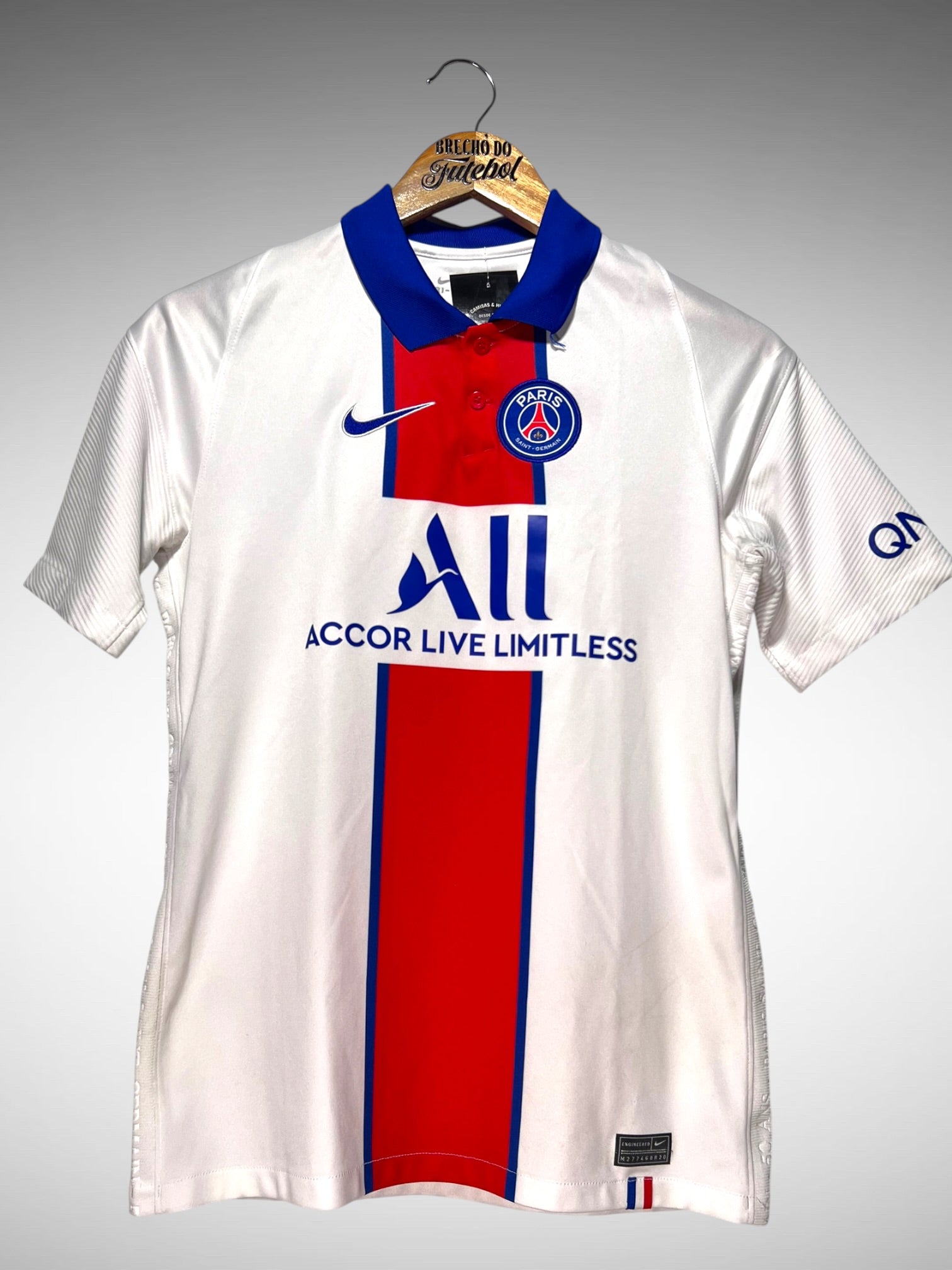 Paris Saint-Germain 2020 Segunda Camisa Tam 14 anos Infantil.