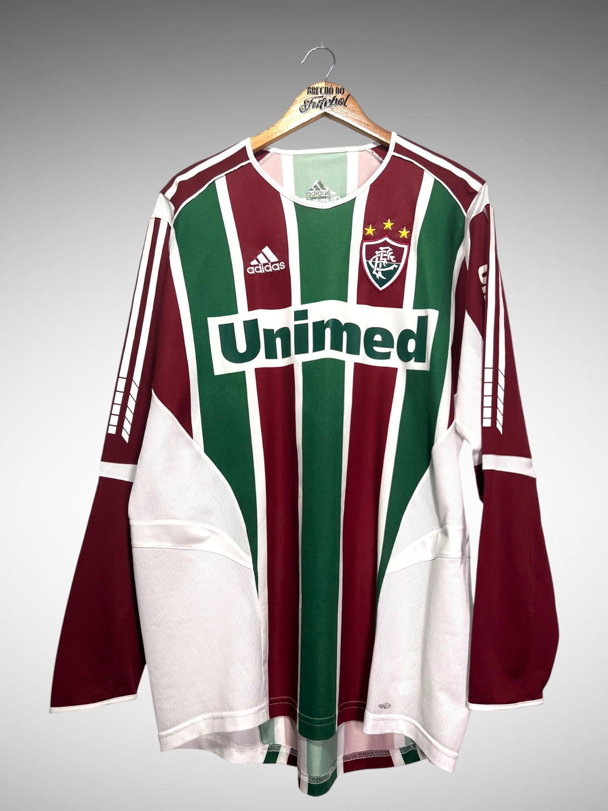 Fluminense 2005 Primeira Camisa Tam 4G N 10 Mangas Longas.