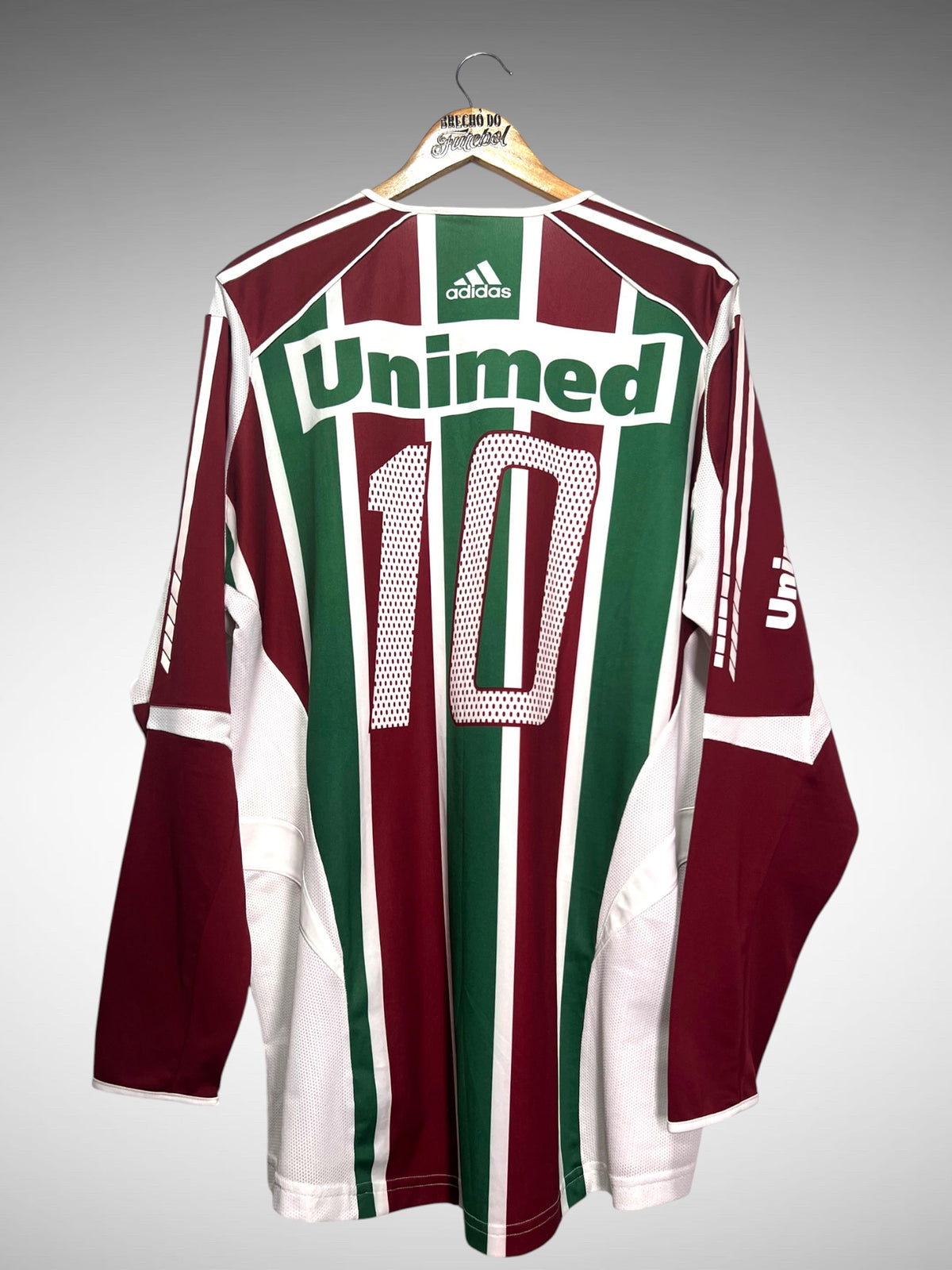 Fluminense 2005 Primeira Camisa Tam 4G N 10 Mangas Longas.