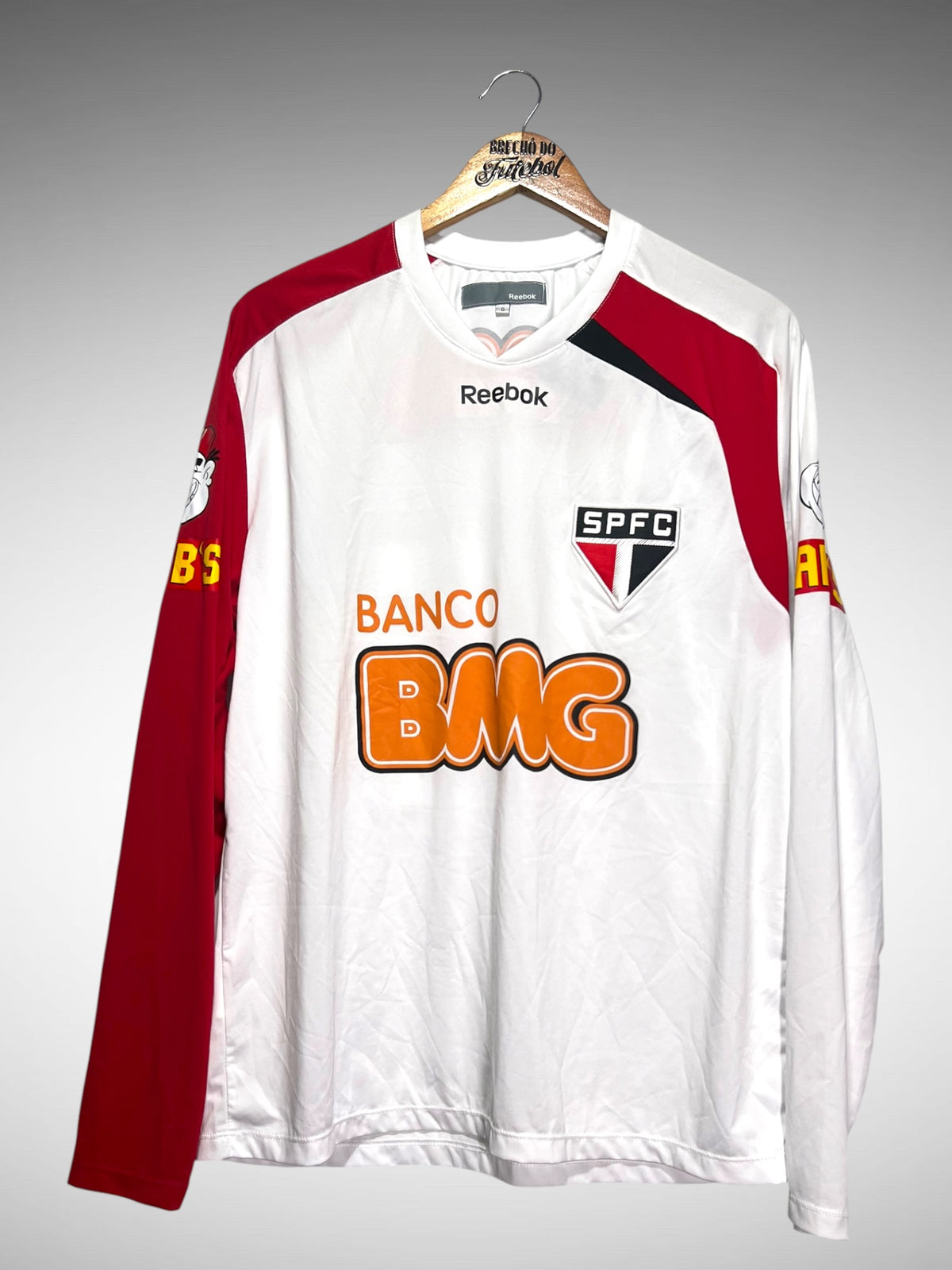 São Paulo 2011 Camisa de Treino Tam G N 15 Fernandão Mangas Longas.