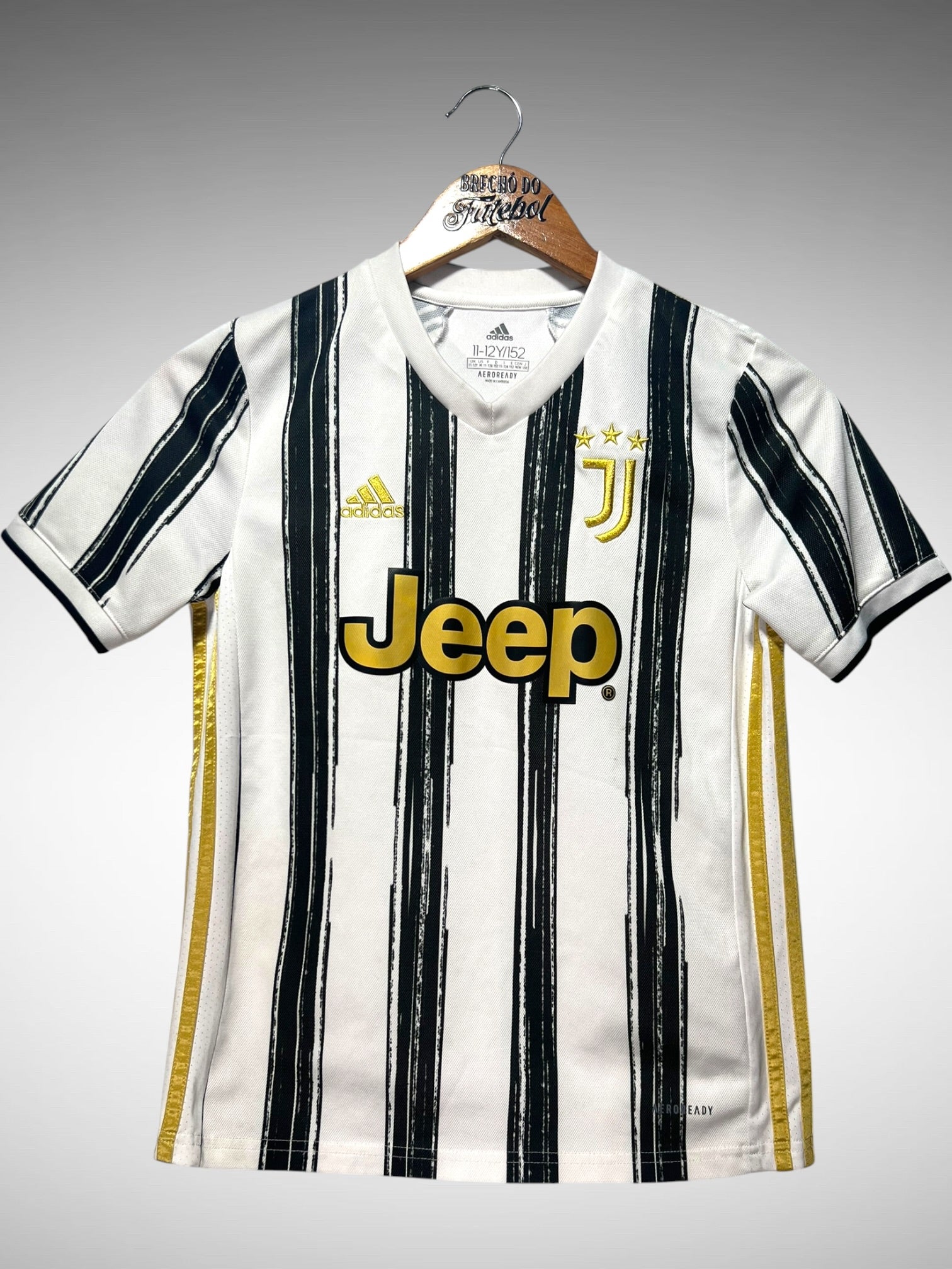 Juventus 2020 Primeira Camisa Tam 12 anos Infantil.