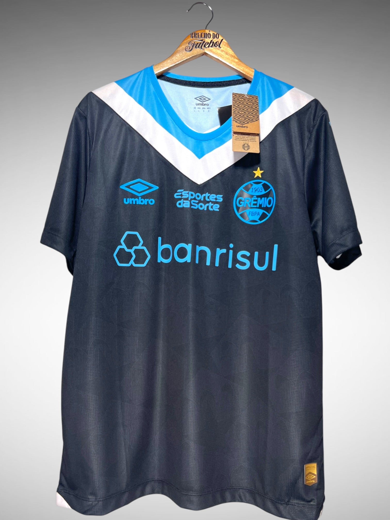 Grêmio 2024 Terceira Camisa Tam G N 4 Kannemann.