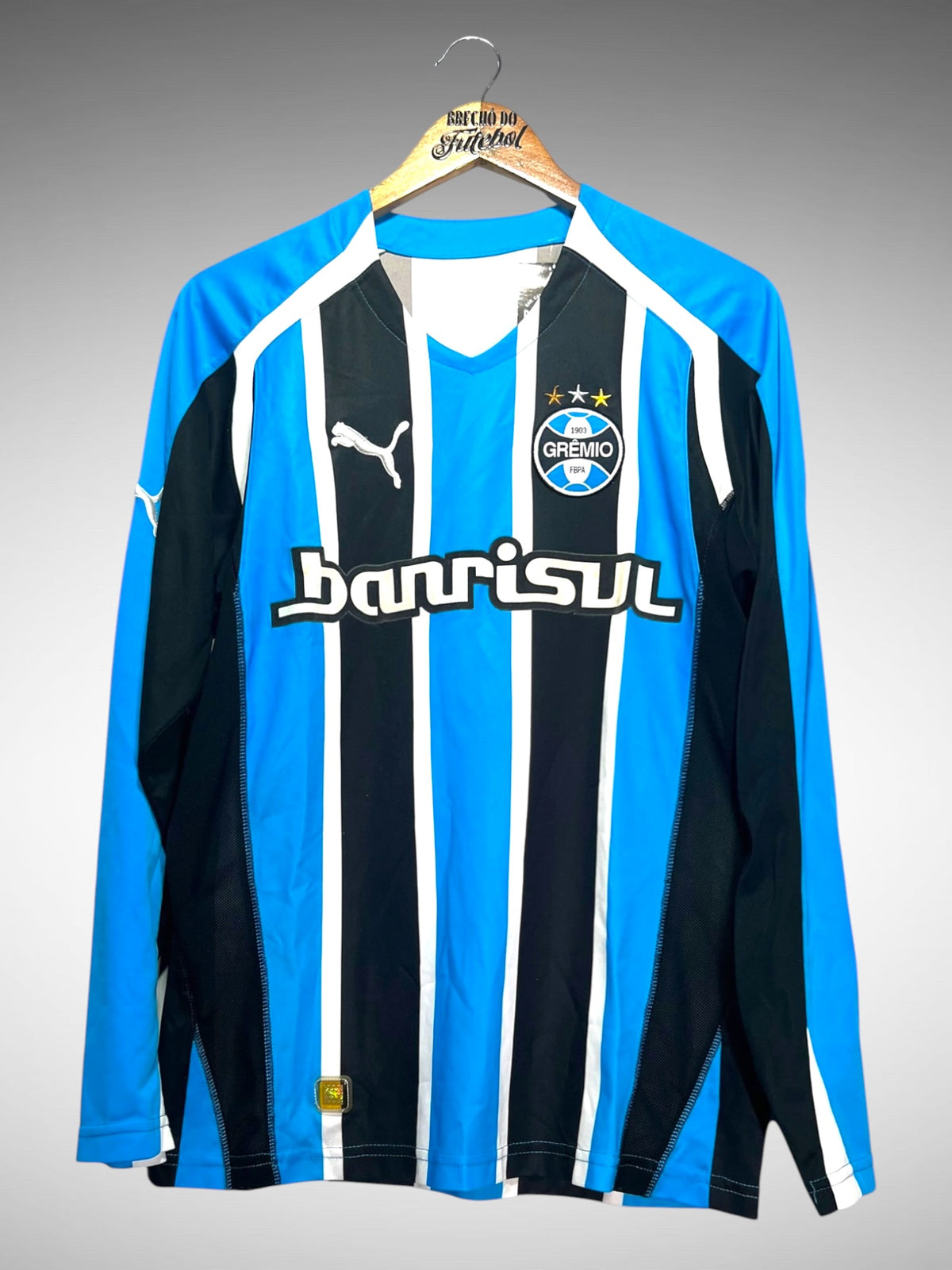 Grêmio 2005 Primeira Camisa Tam M N 5 Mangas Longas.