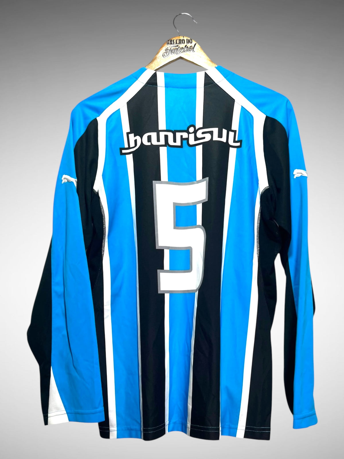 Grêmio 2005 Primeira Camisa Tam M N 5 Mangas Longas.