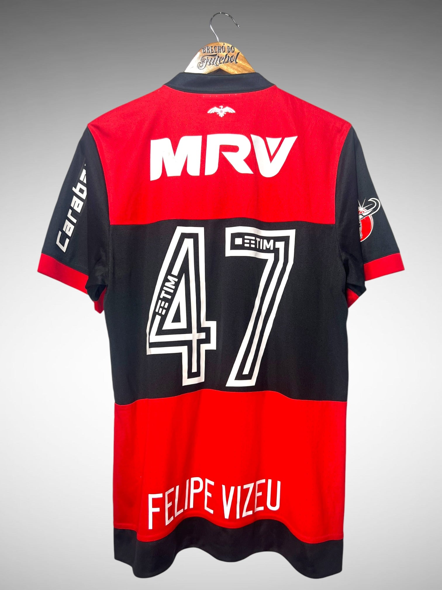 Flamengo 2017 Primeira Camisa Tam G N 47 Felipe Vizeu.