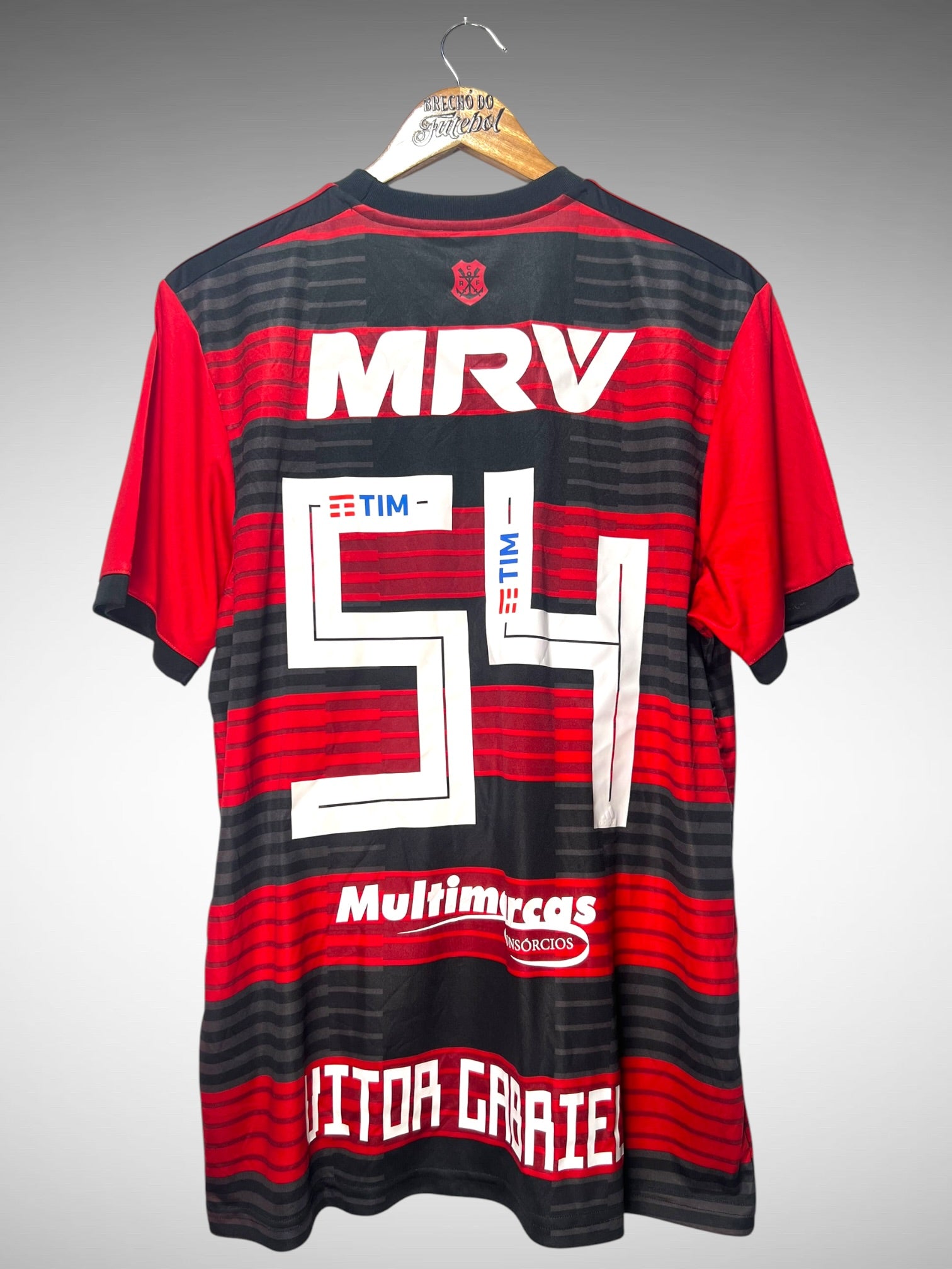 Flamengo 2018 Primeira Camisa Tam G N 54 Vitor Gabriel.