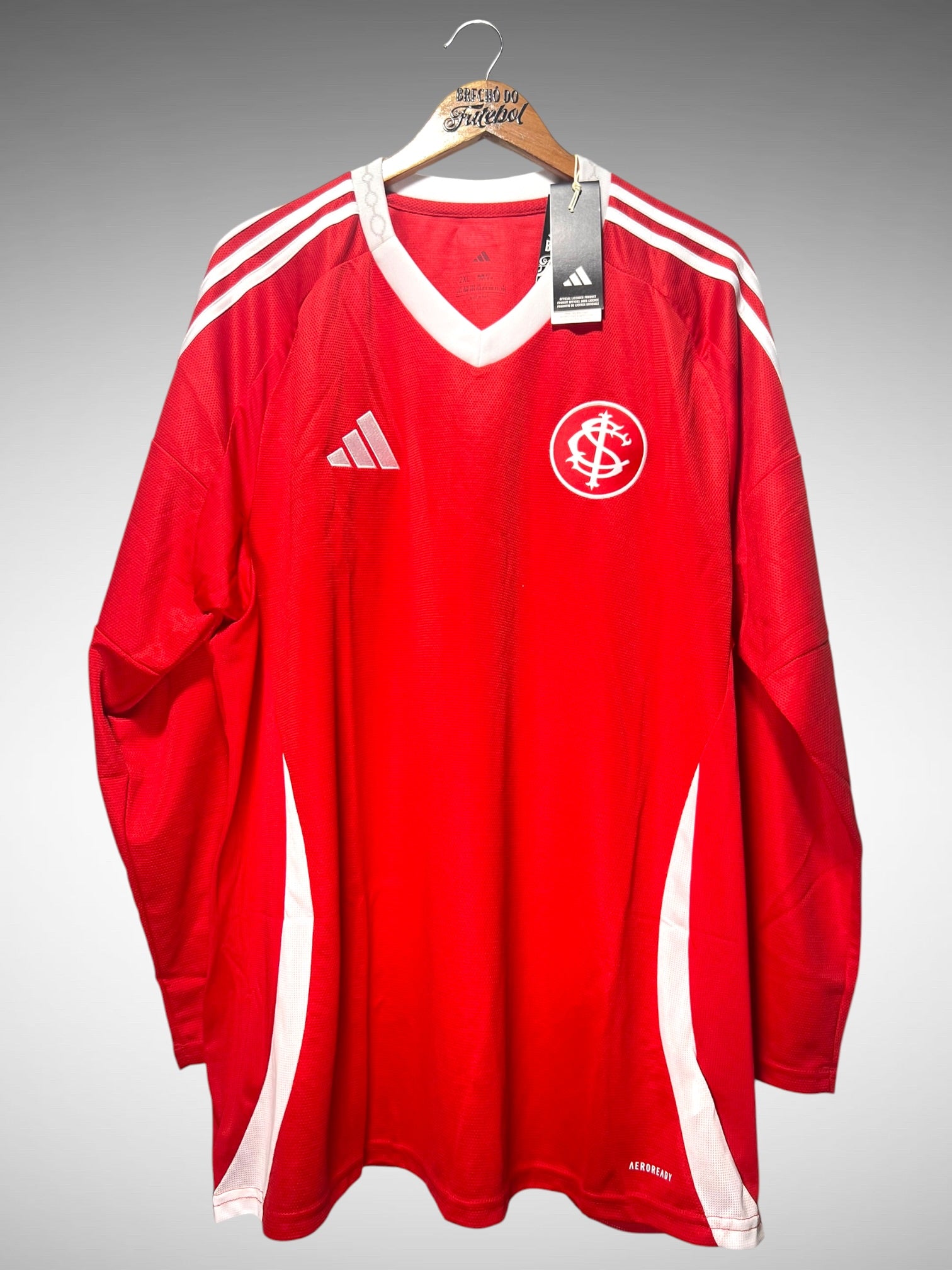 Internacional 2025 Primeira Camisa Tam 3G Mangas Longas.