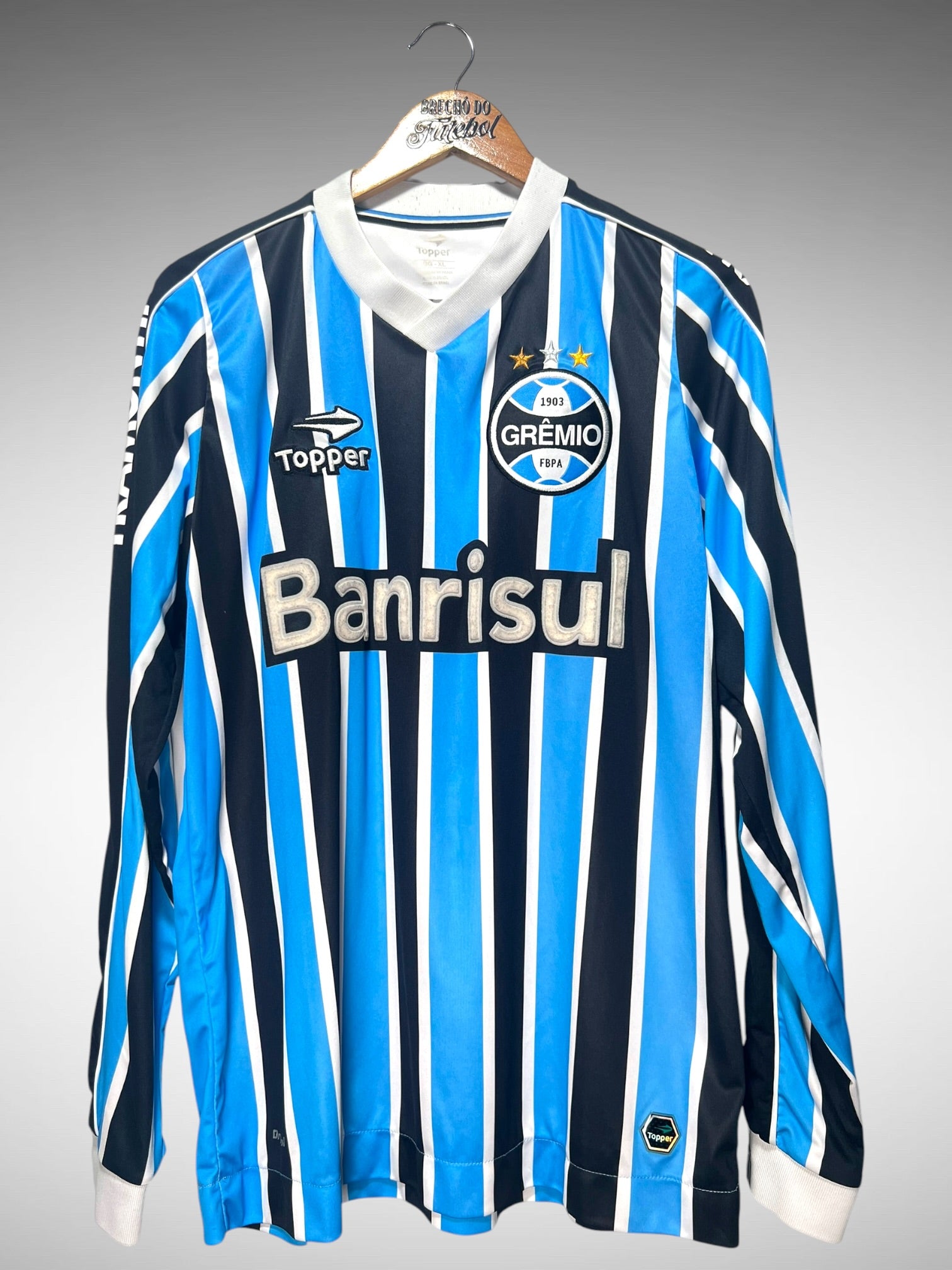 Grêmio 2013 Primeira Camisa Tam GG N 10 Mangas Longas.