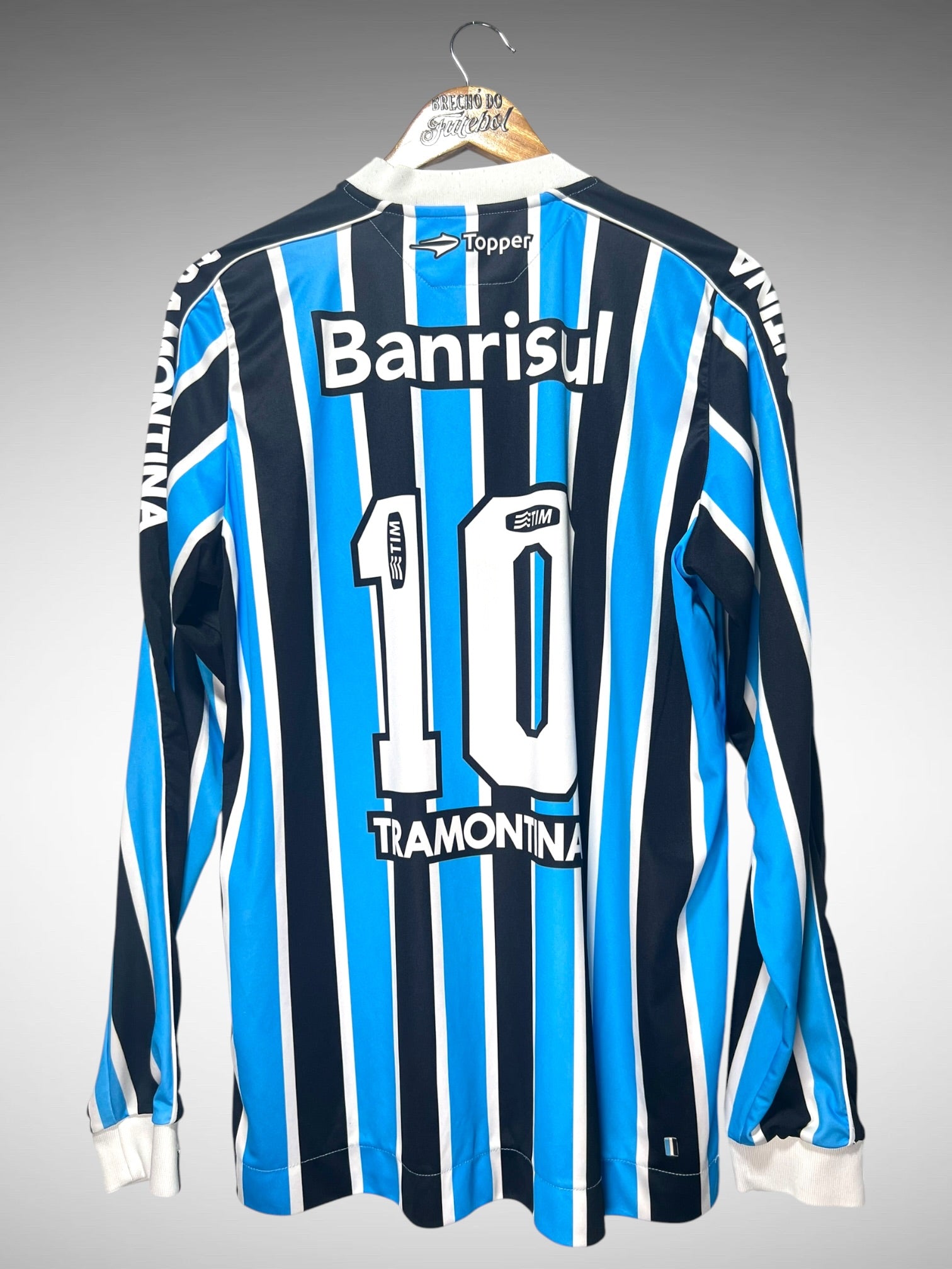 Grêmio 2013 Primeira Camisa Tam GG N 10 Mangas Longas.