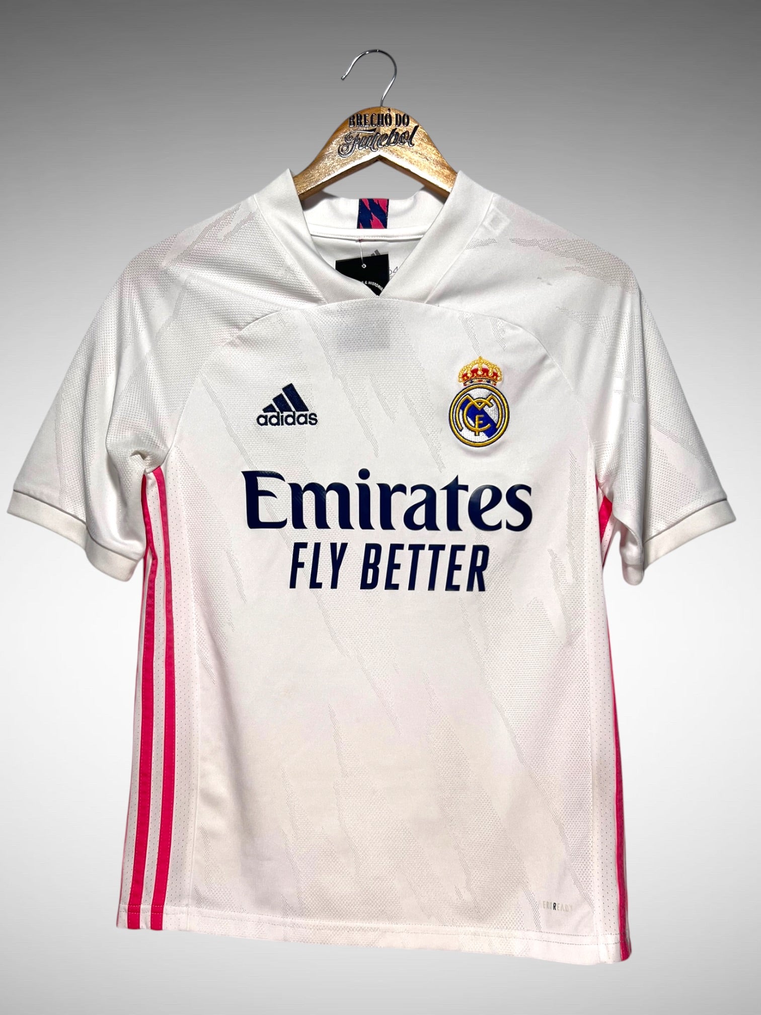 Real Madrid 2020 Primeira Camisa Tam 14 anos Infantil.