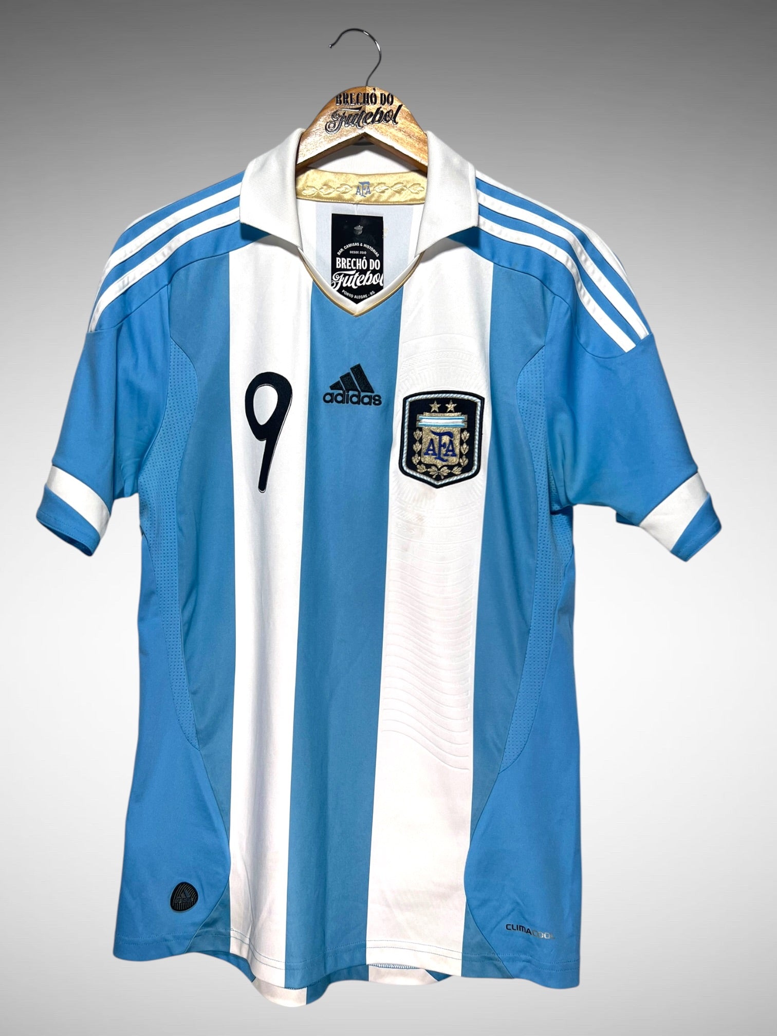 Argentina 2011 Primeira Camisa Tam P N 9 Higuain.