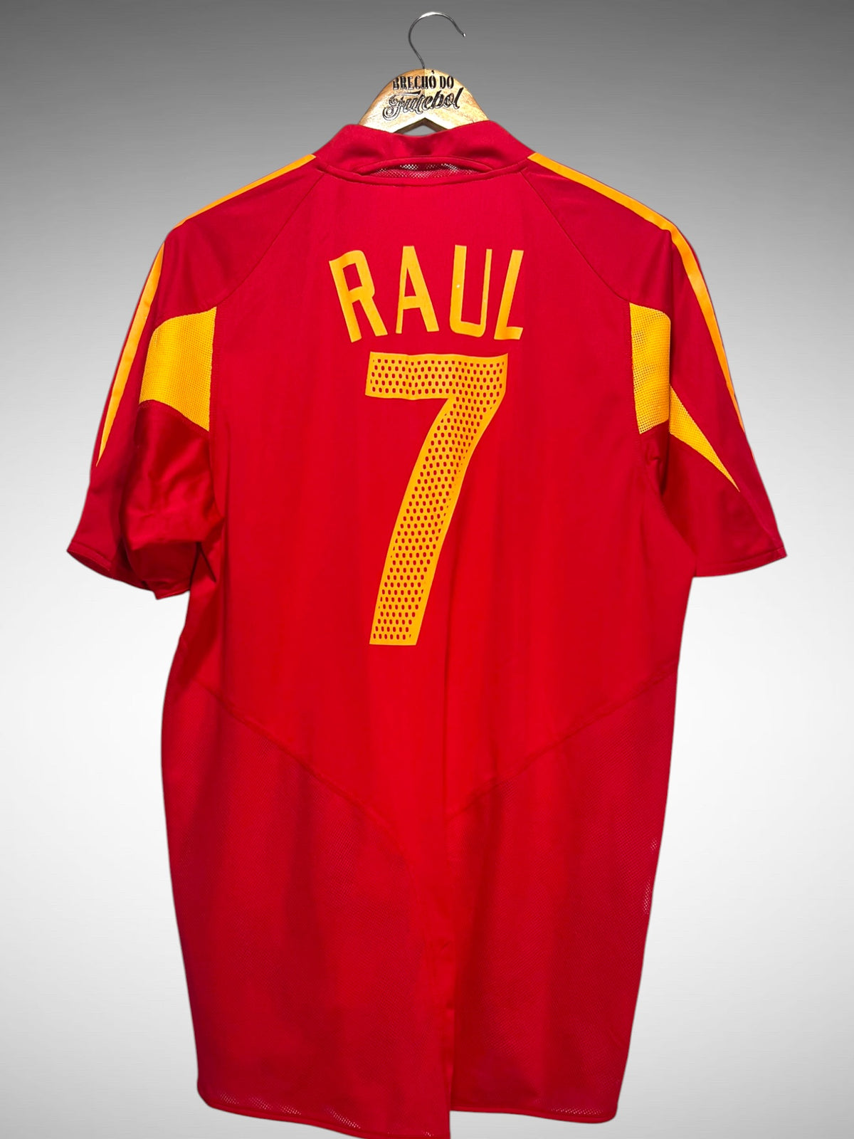 Espanha 2004 Primeira Camisa Tam M N 7 Raúl.