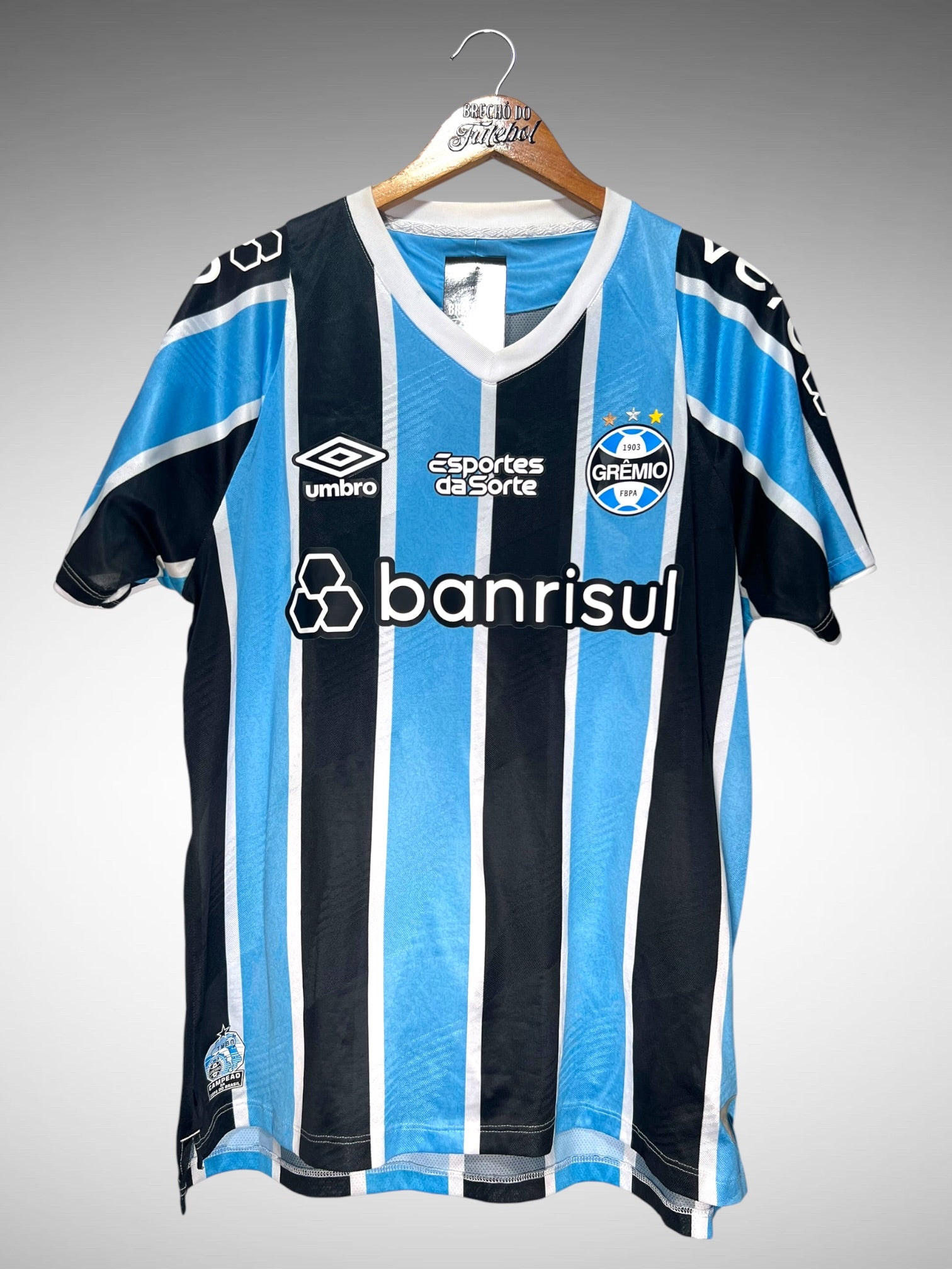 Grêmio 2024 Primeira Camisa Tam G N 22 Braithwaite.