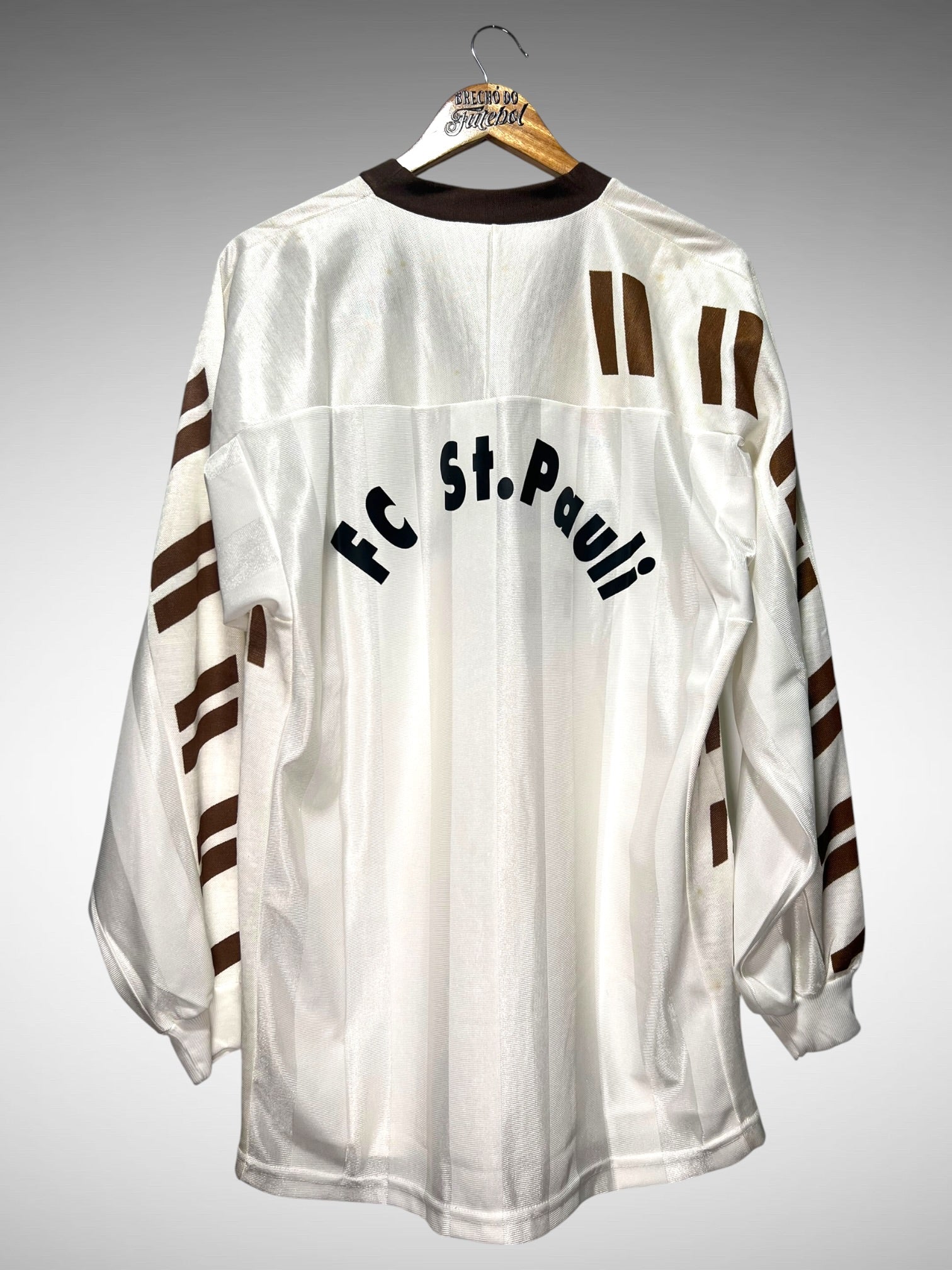 St. Pauli 1992 Primeira Camisa Tam 3G Mangas Longas.